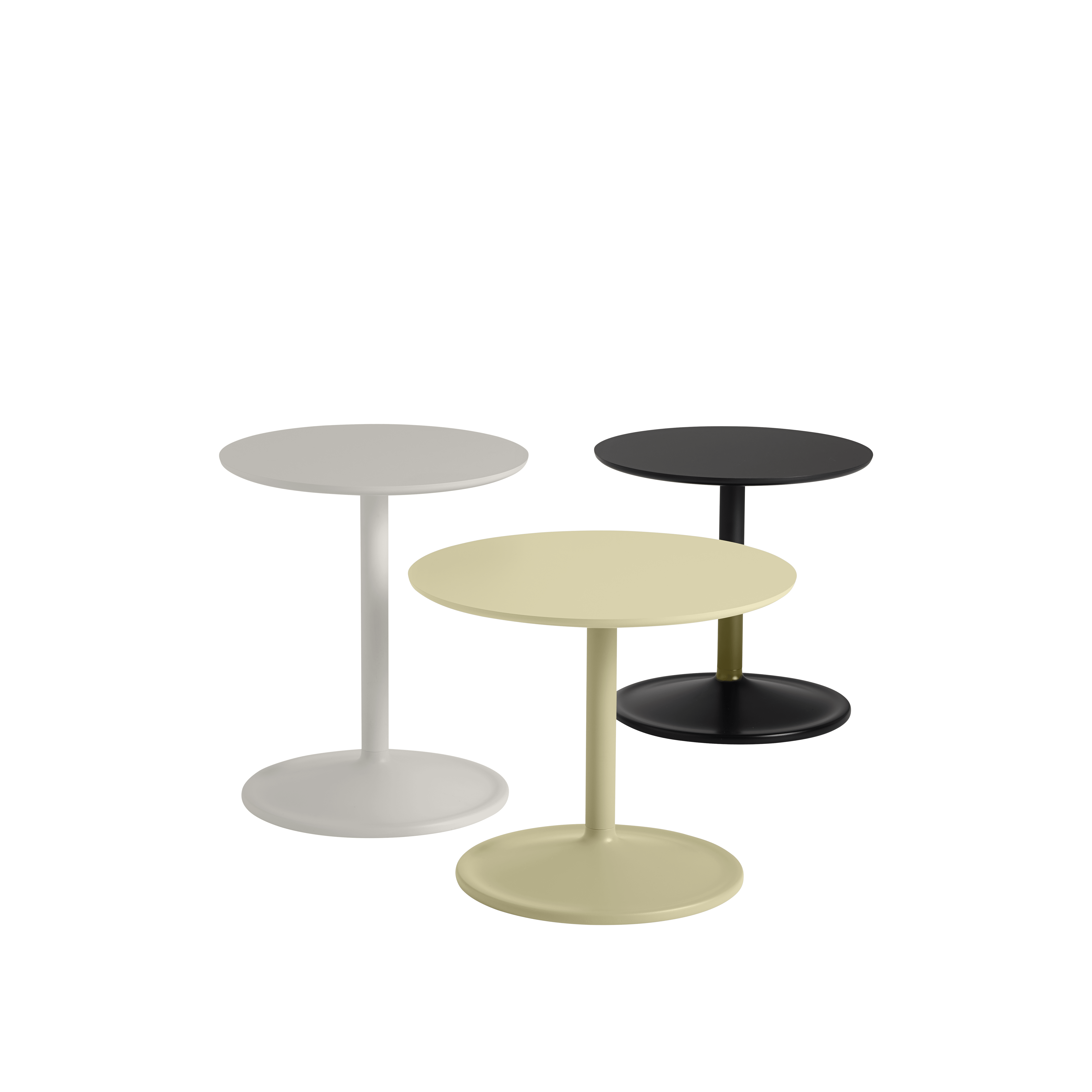 SOFT Side Table in Beige-Green