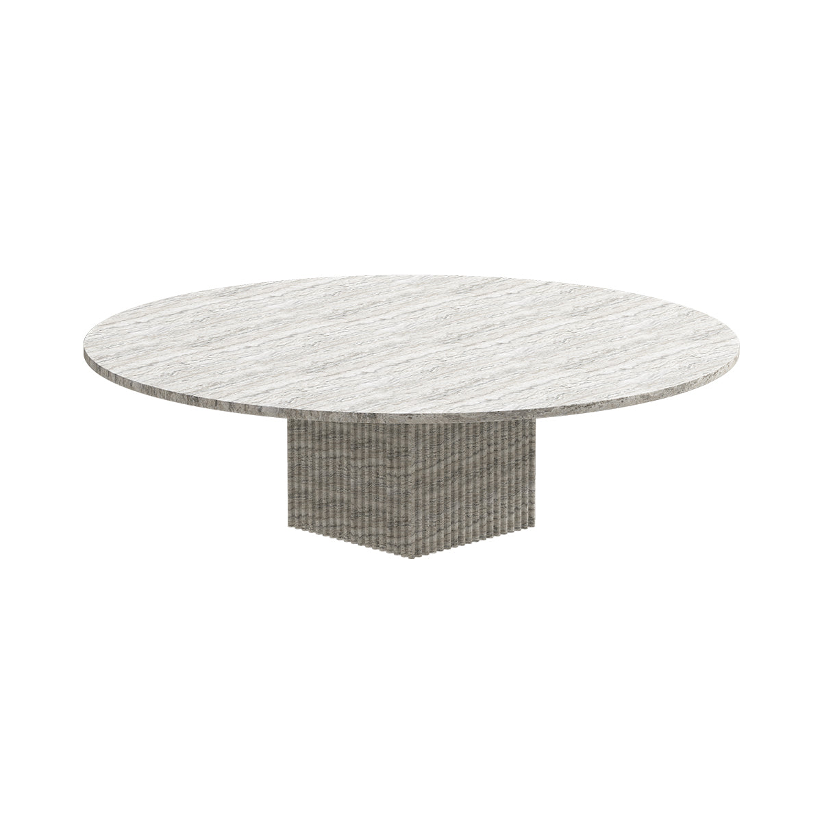 SOHO Gray Travertine Coffee Table