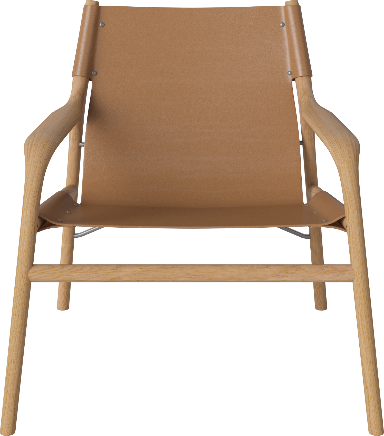 Koniakowy Soul Sessel mit einer Eichenbasis