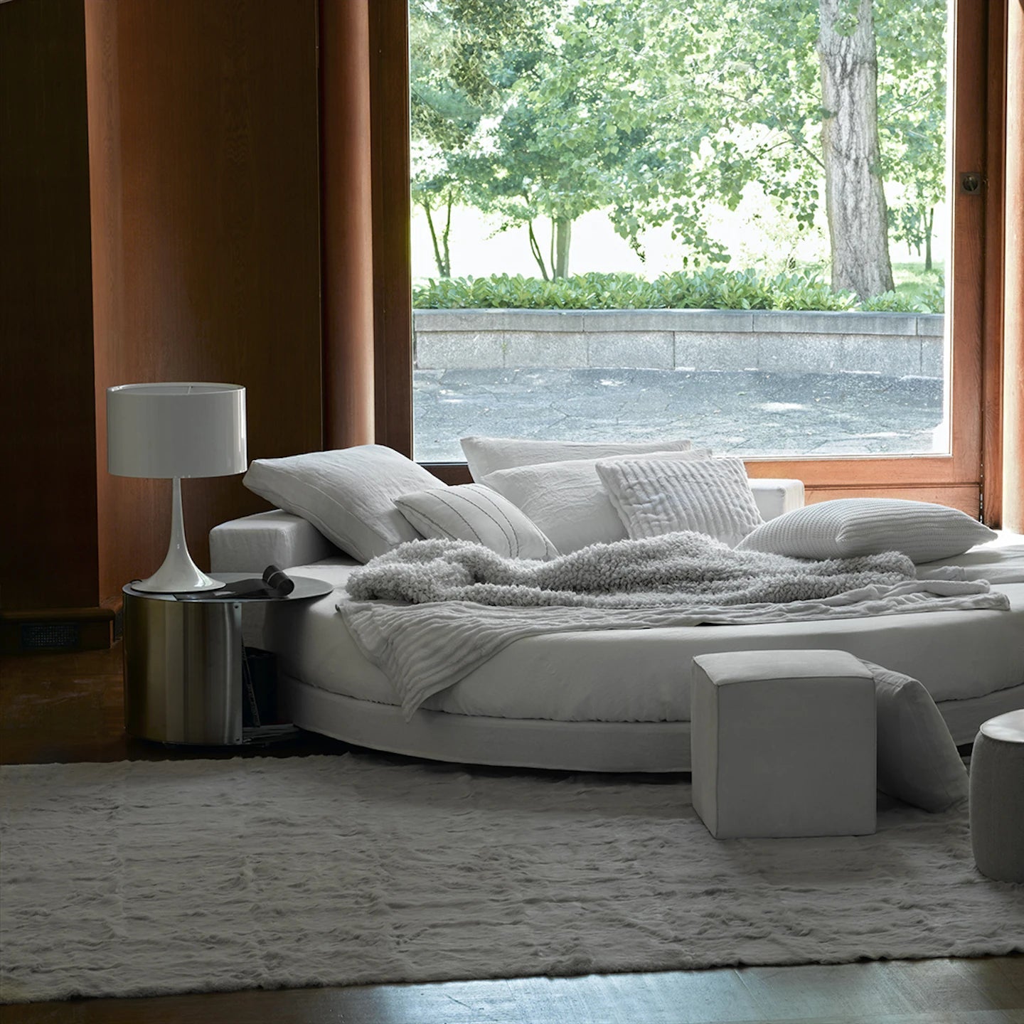 Tischlampe SPUN LIGHT weiß