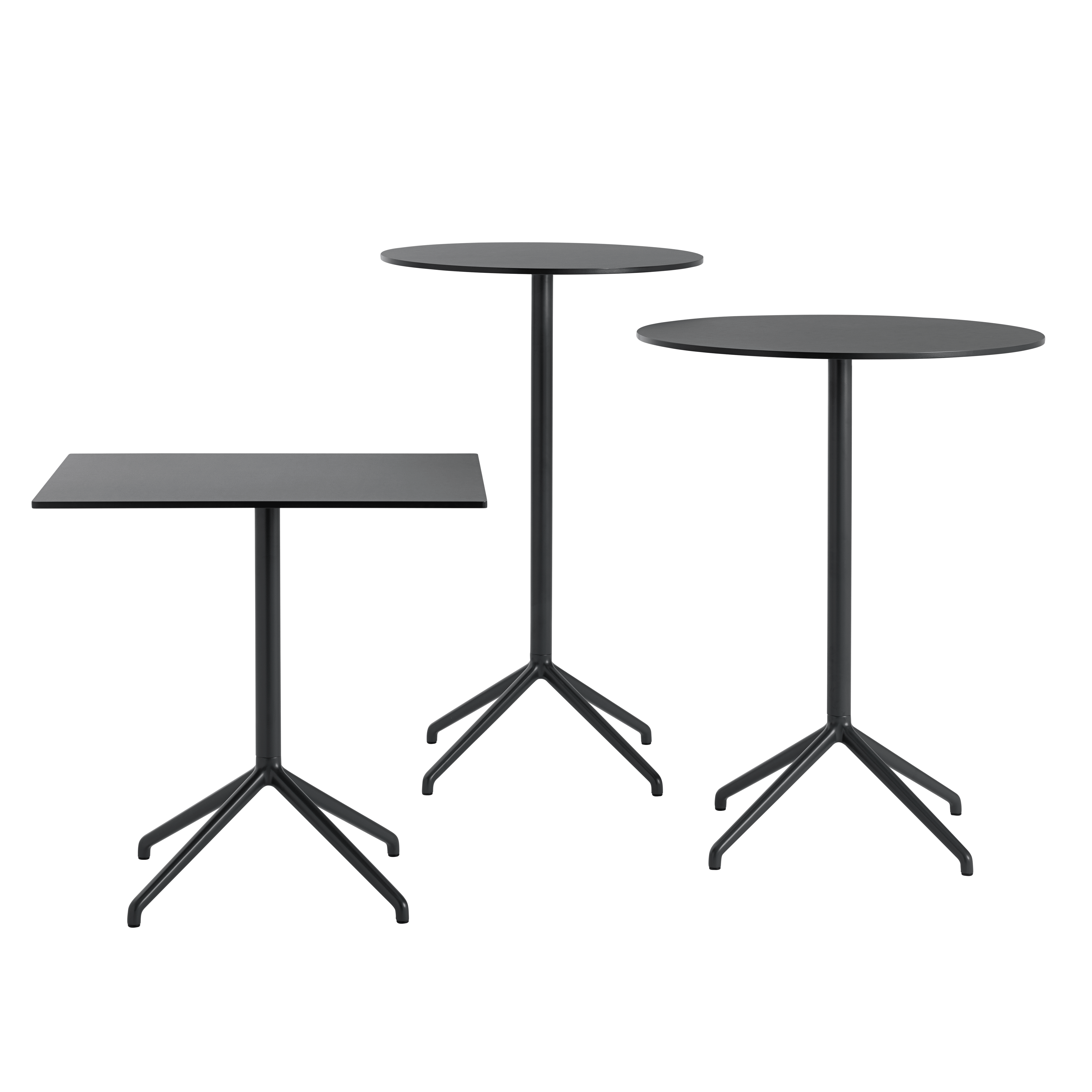 Round Black Bar Table STILL
