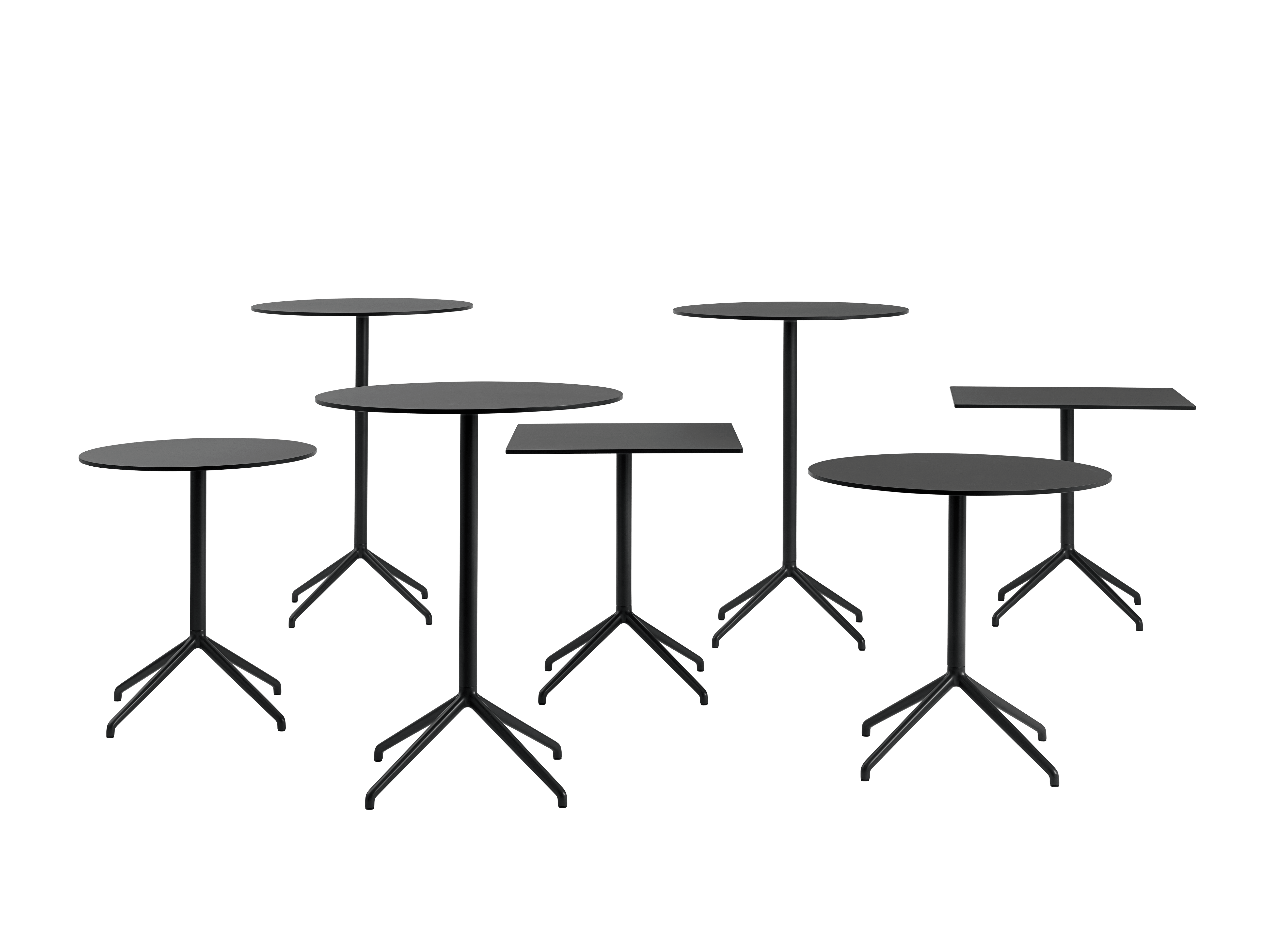 Round Black Bar Table STILL