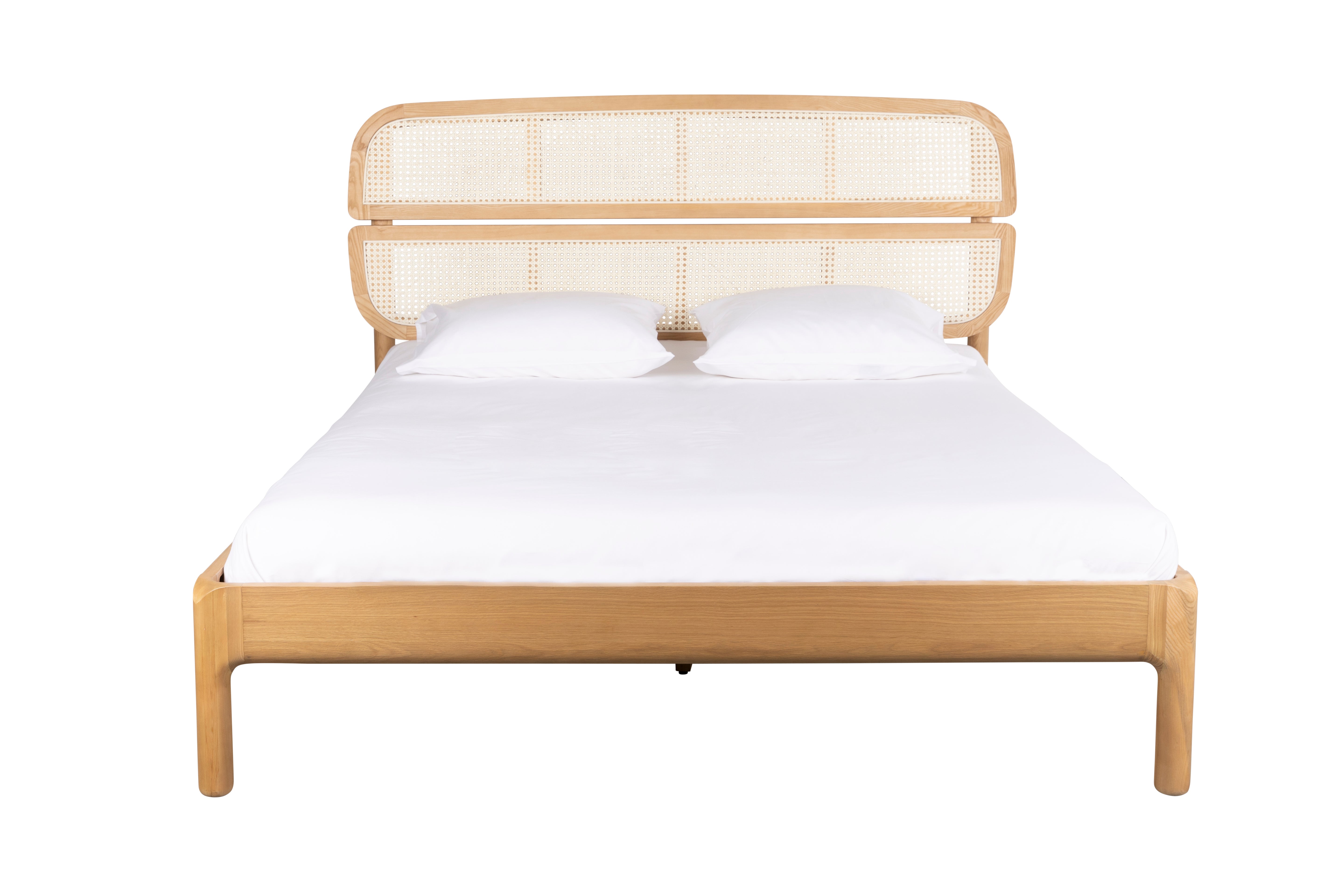 STORM WEBBING Bed in Ash Wood