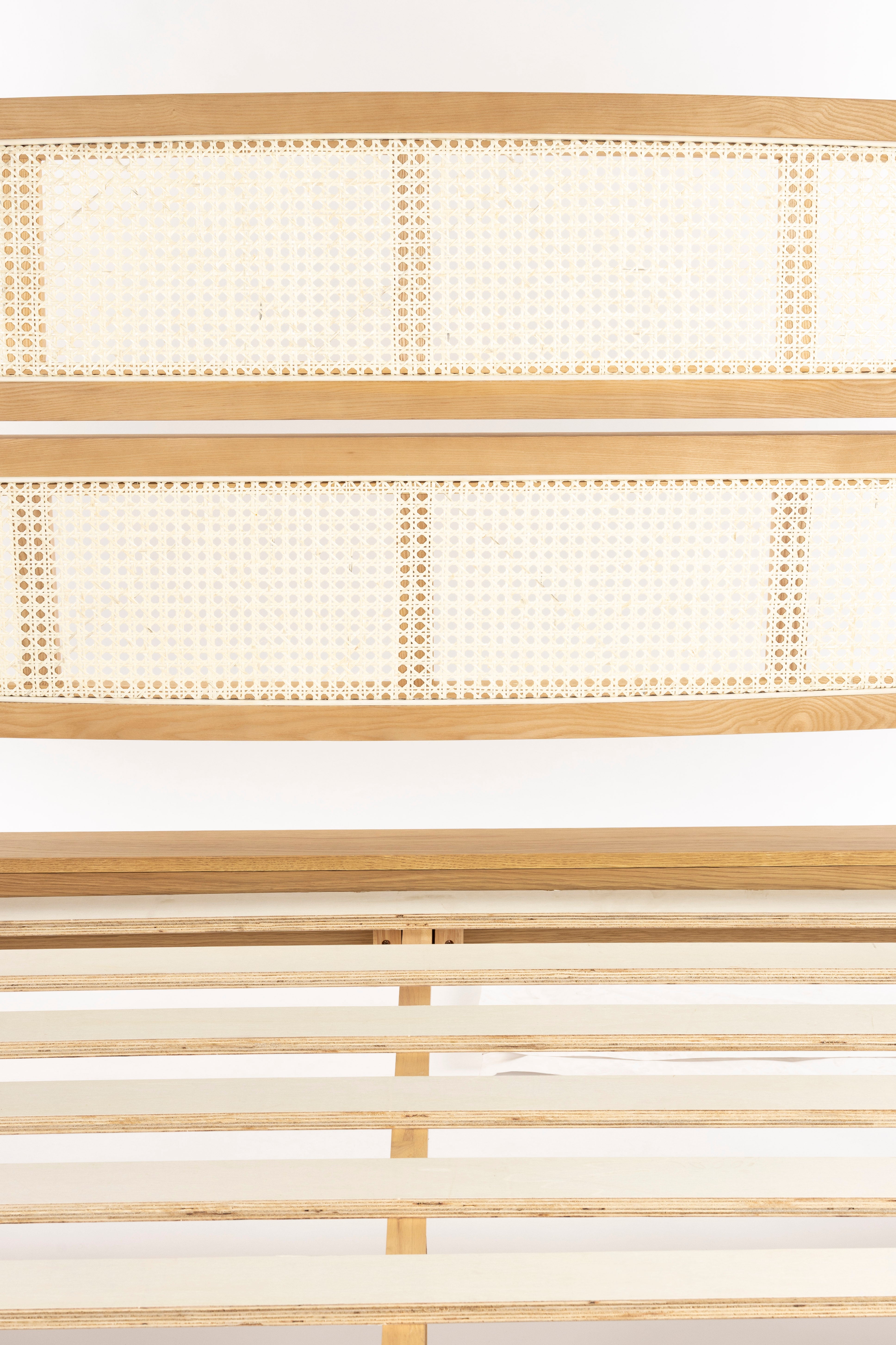 STORM WEBBING Bed in Ash Wood