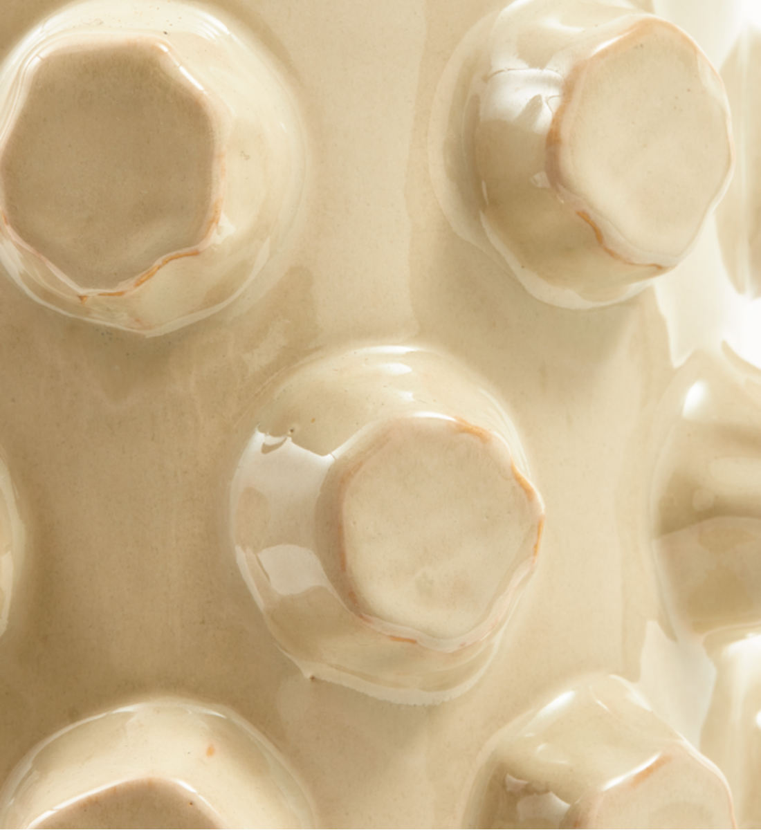STRUCTURE Vase beige