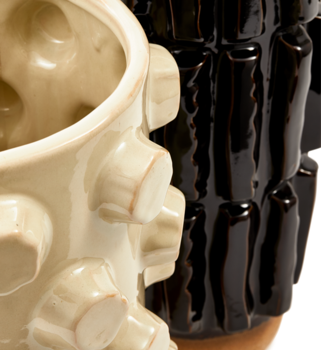 STRUCTURE Vase beige