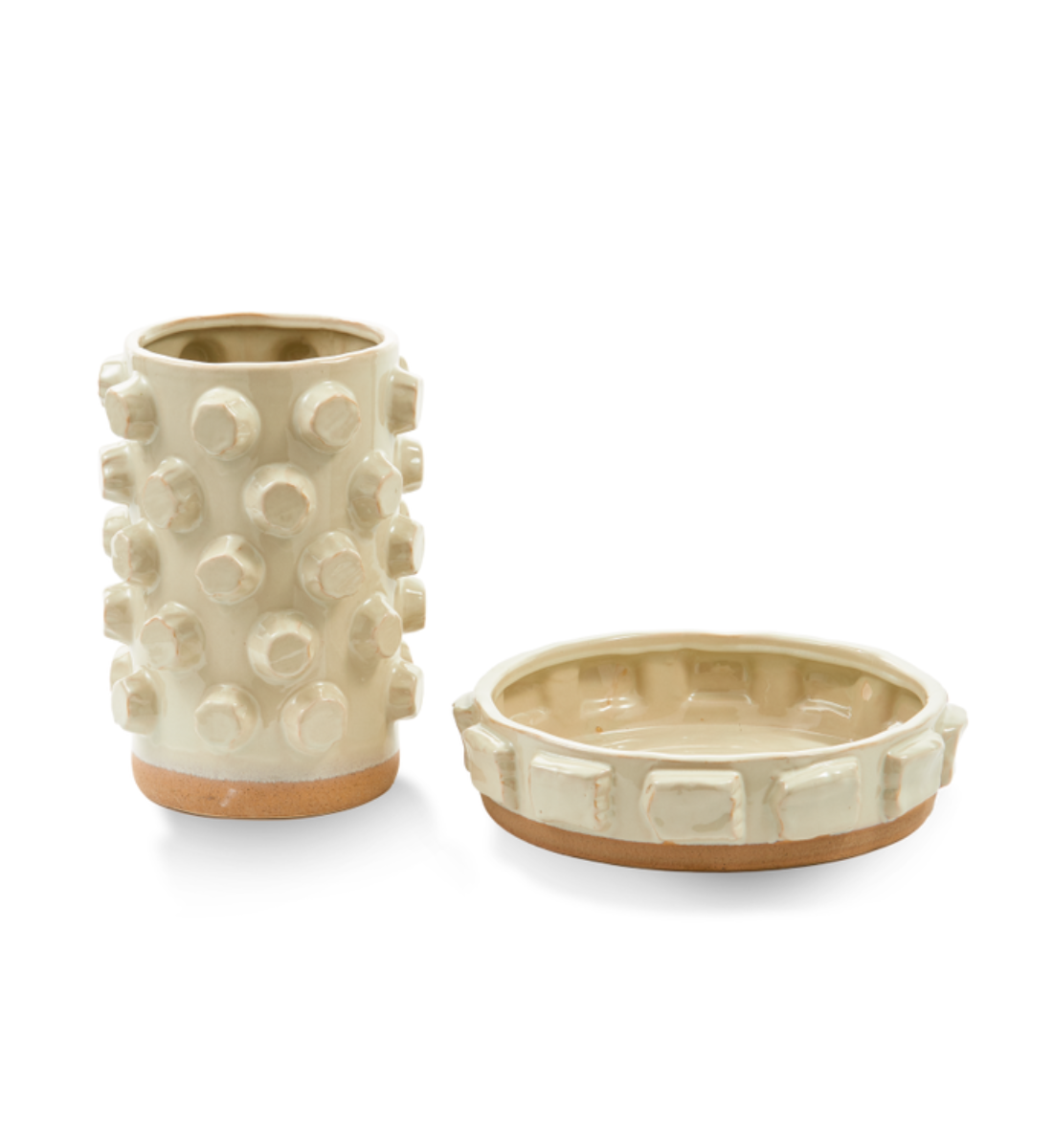 STRUCTURE Vase beige