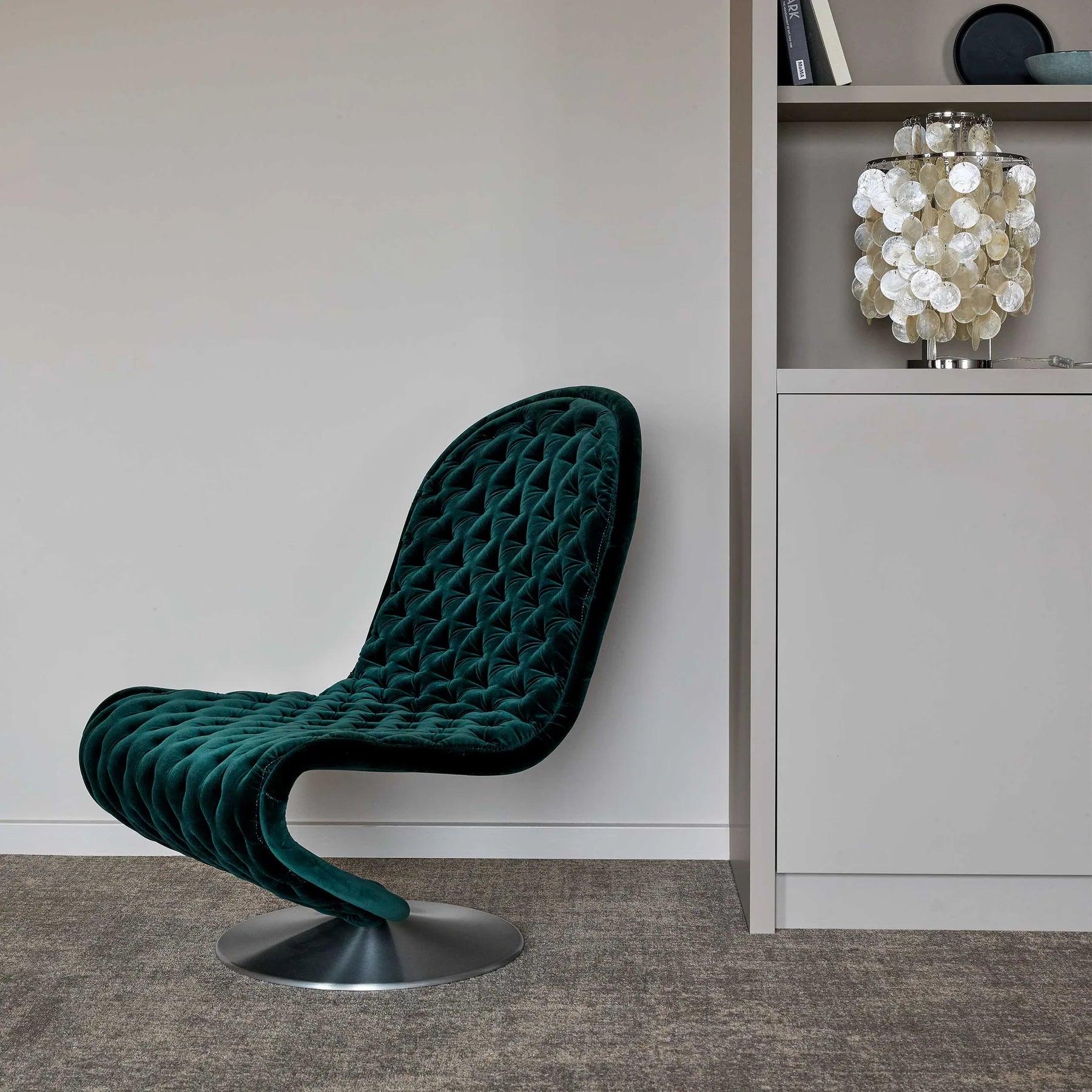 Fotel SYSTEM 1-2-3 LOUNGE DELUXE z okrągłą podstawą Verpan Eye on Design