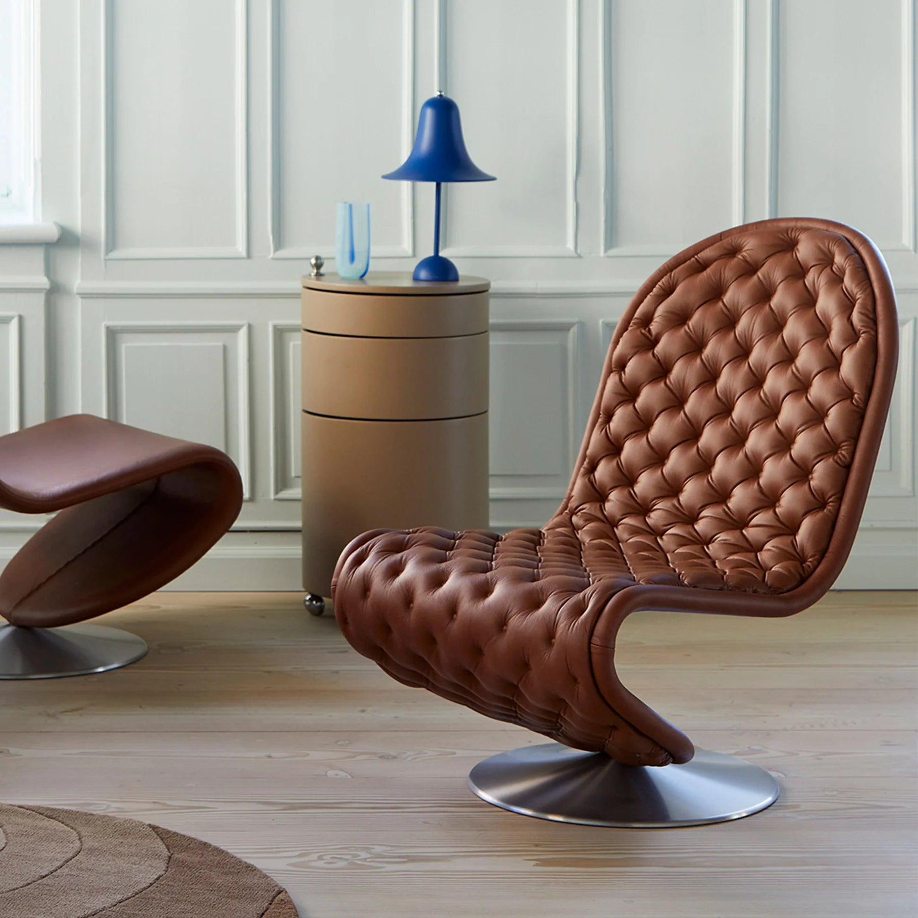 Fotel SYSTEM 1-2-3 LOUNGE DELUXE z okrągłą podstawą Verpan Eye on Design
