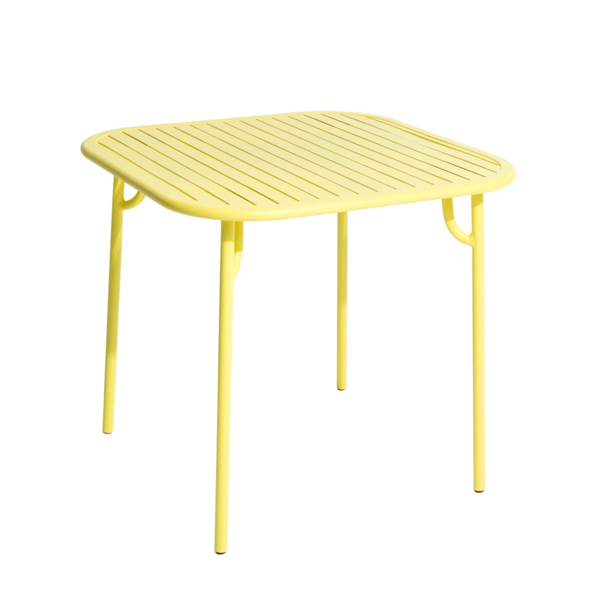 WEEK-END Square Garden Table in Bright Yellow