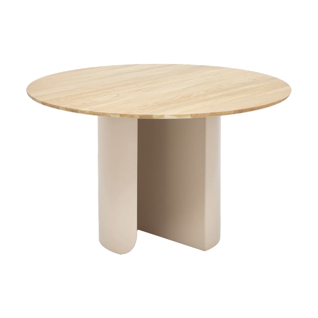 Runder Tisch PLATEAU sandfarben