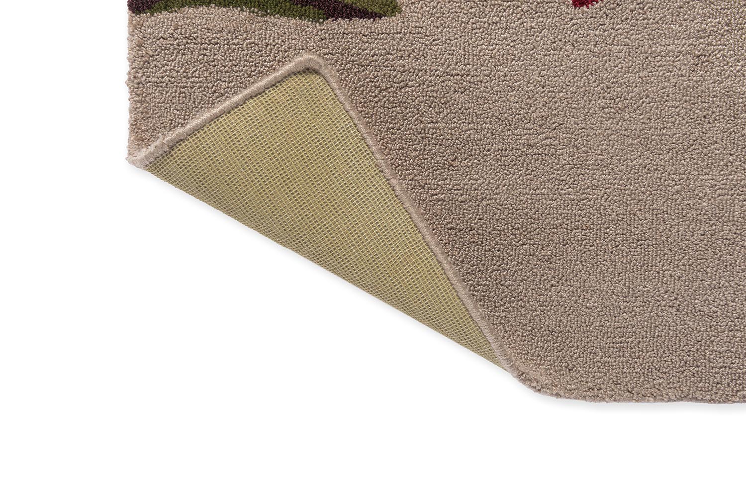 Outdoor rug Botanical Tulip Burgundy beige