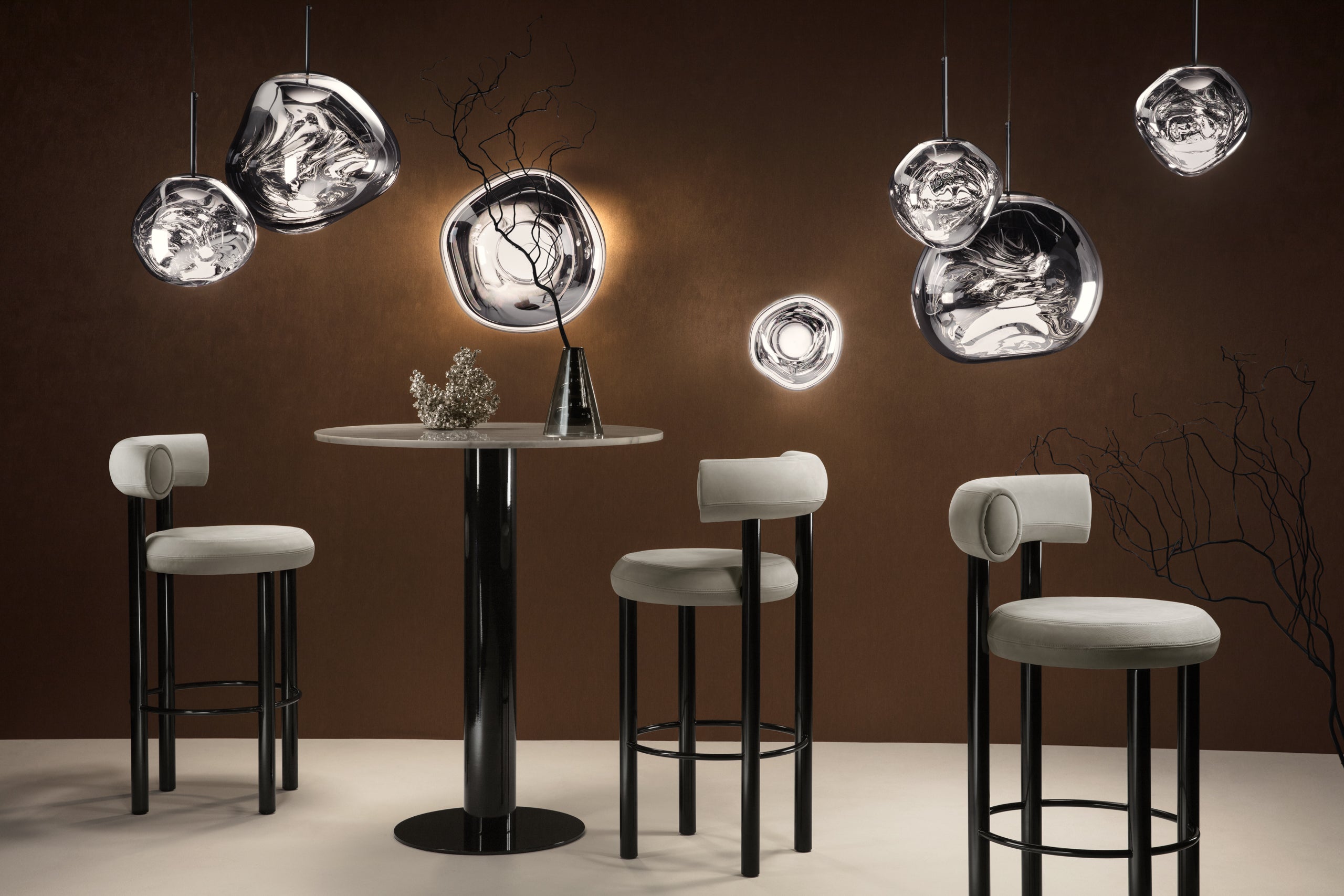 MELT Nickel Wall Sconce
