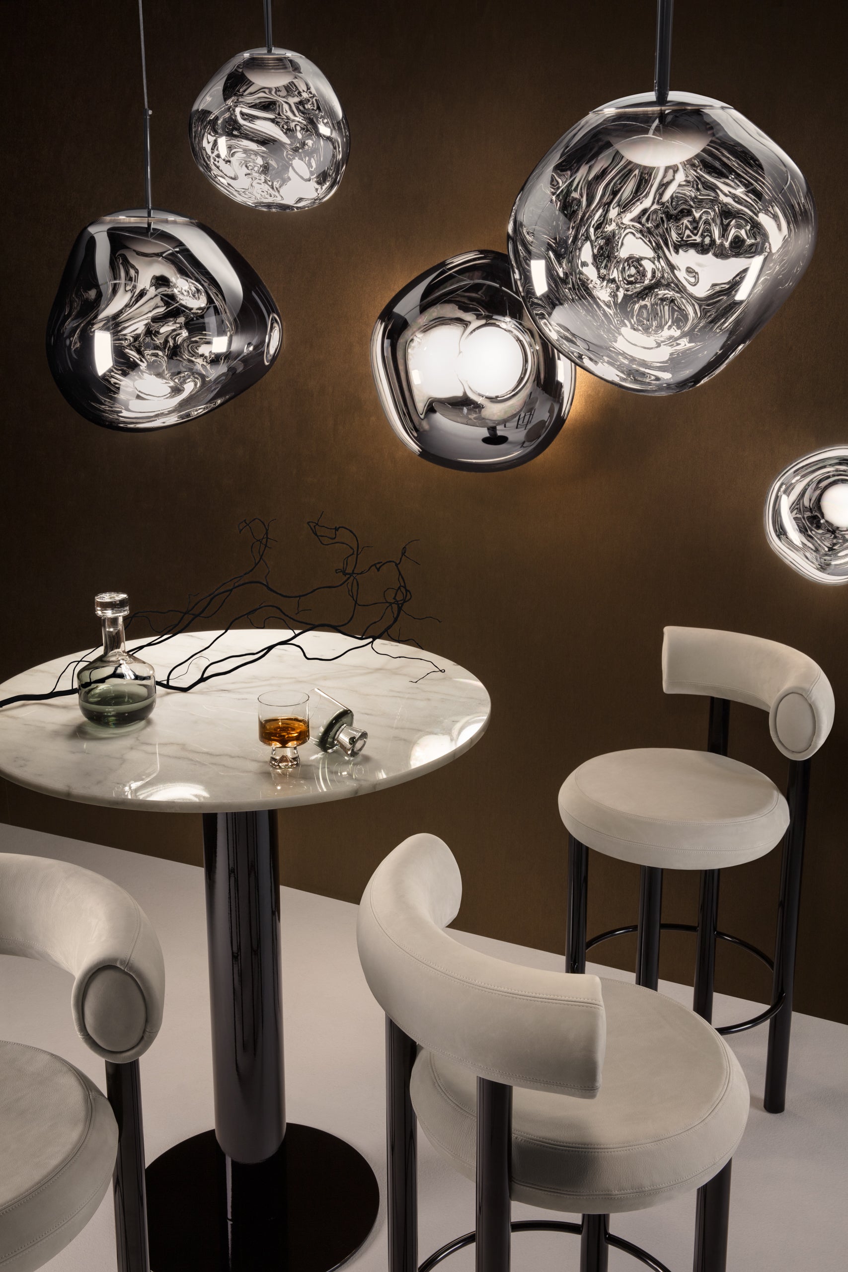 MELT Nickel Wall Sconce