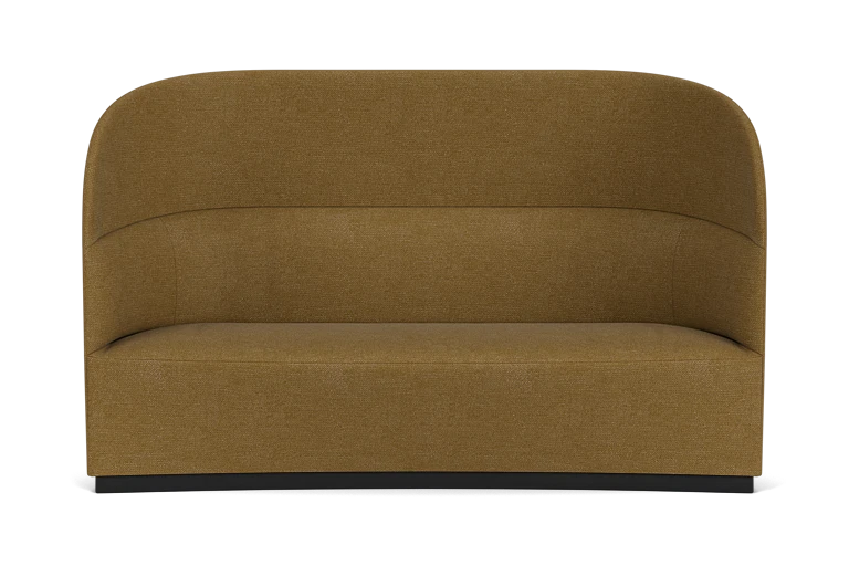 Sofa z wysokim oparciem TEAROOM musztardowy