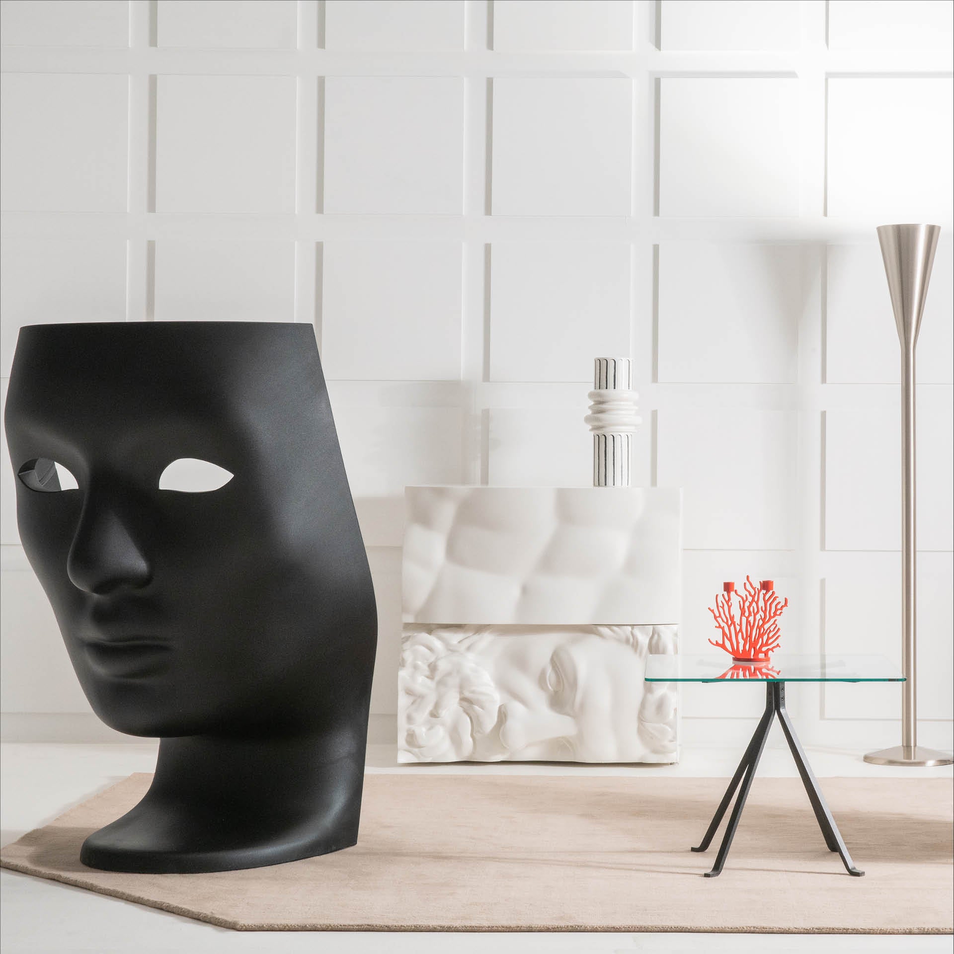 Nemo black armchair