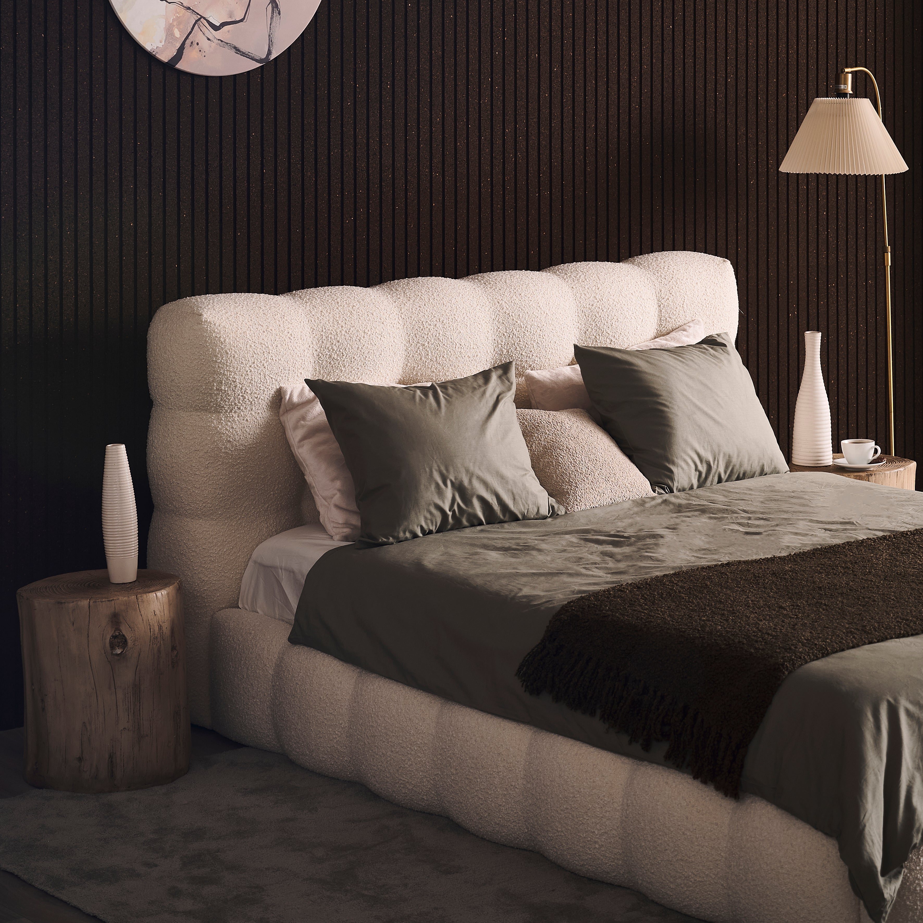 Upholstered bed MICHELLE customizable