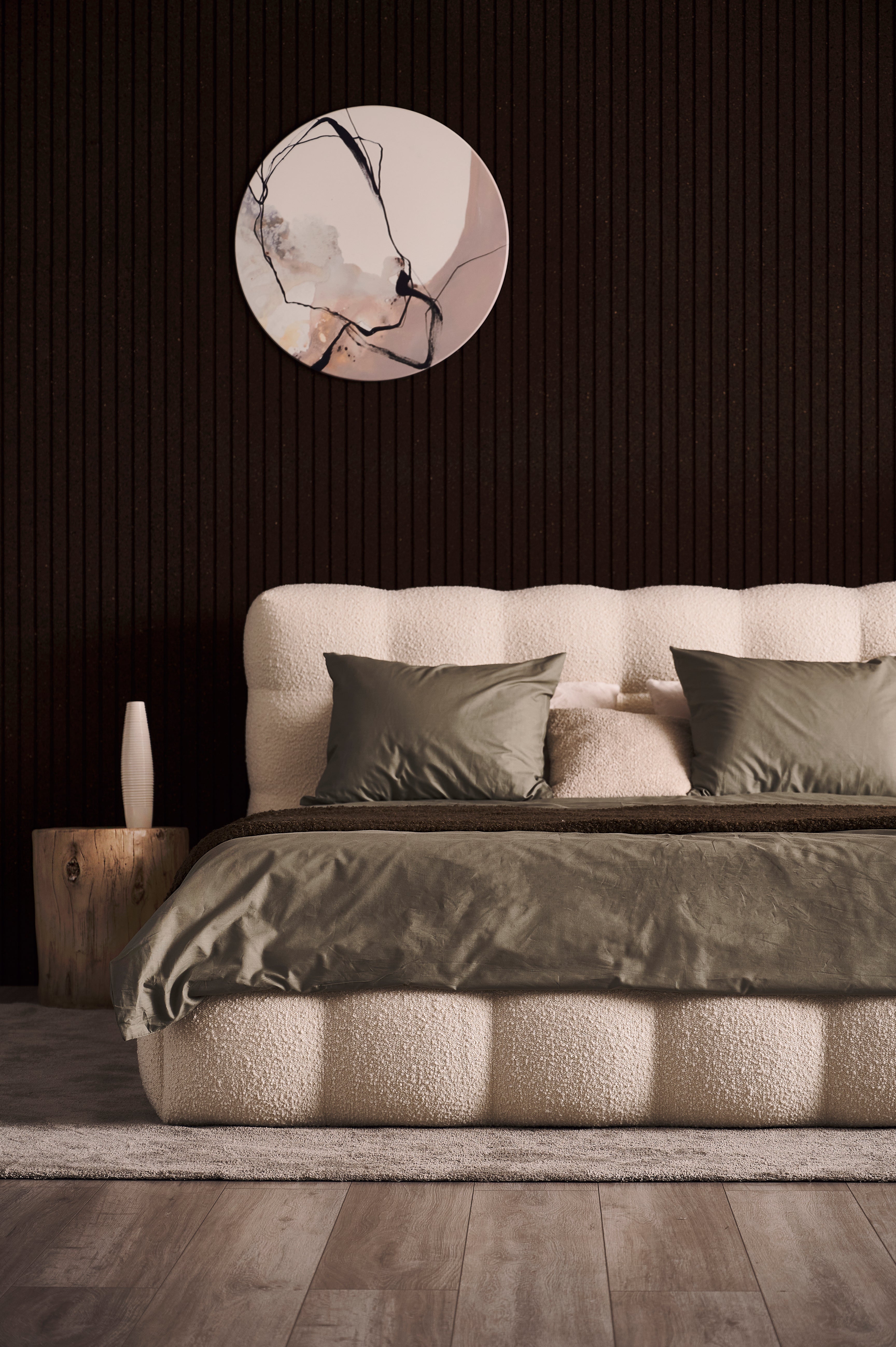 Upholstered bed MICHELLE customizable