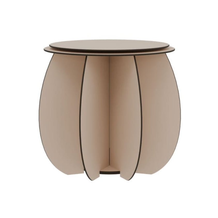 GARDENIA Beige Garden Stool