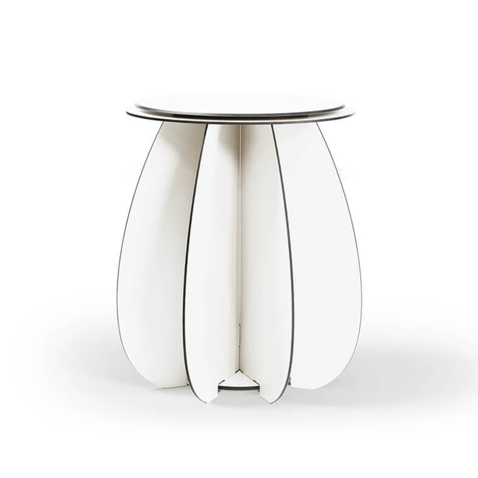 GARDENIA White Garden Stool
