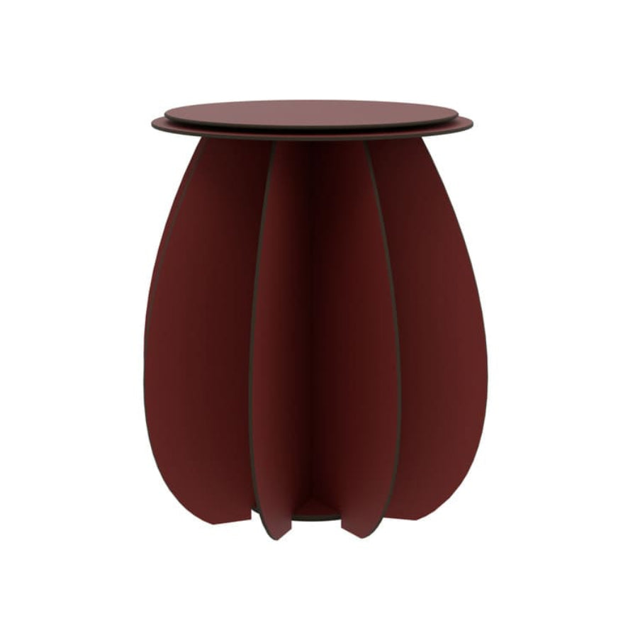 GARDENIA Red Garden Stool