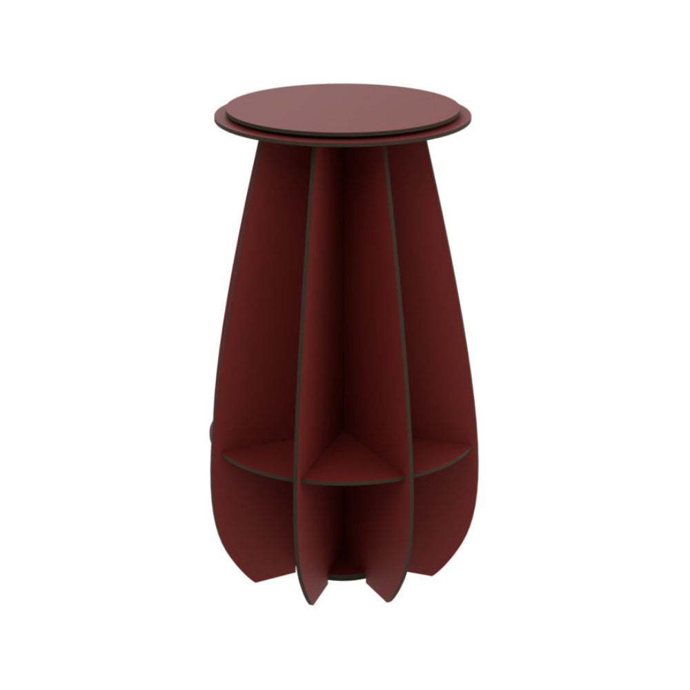 GARDENIA Red Garden Stool