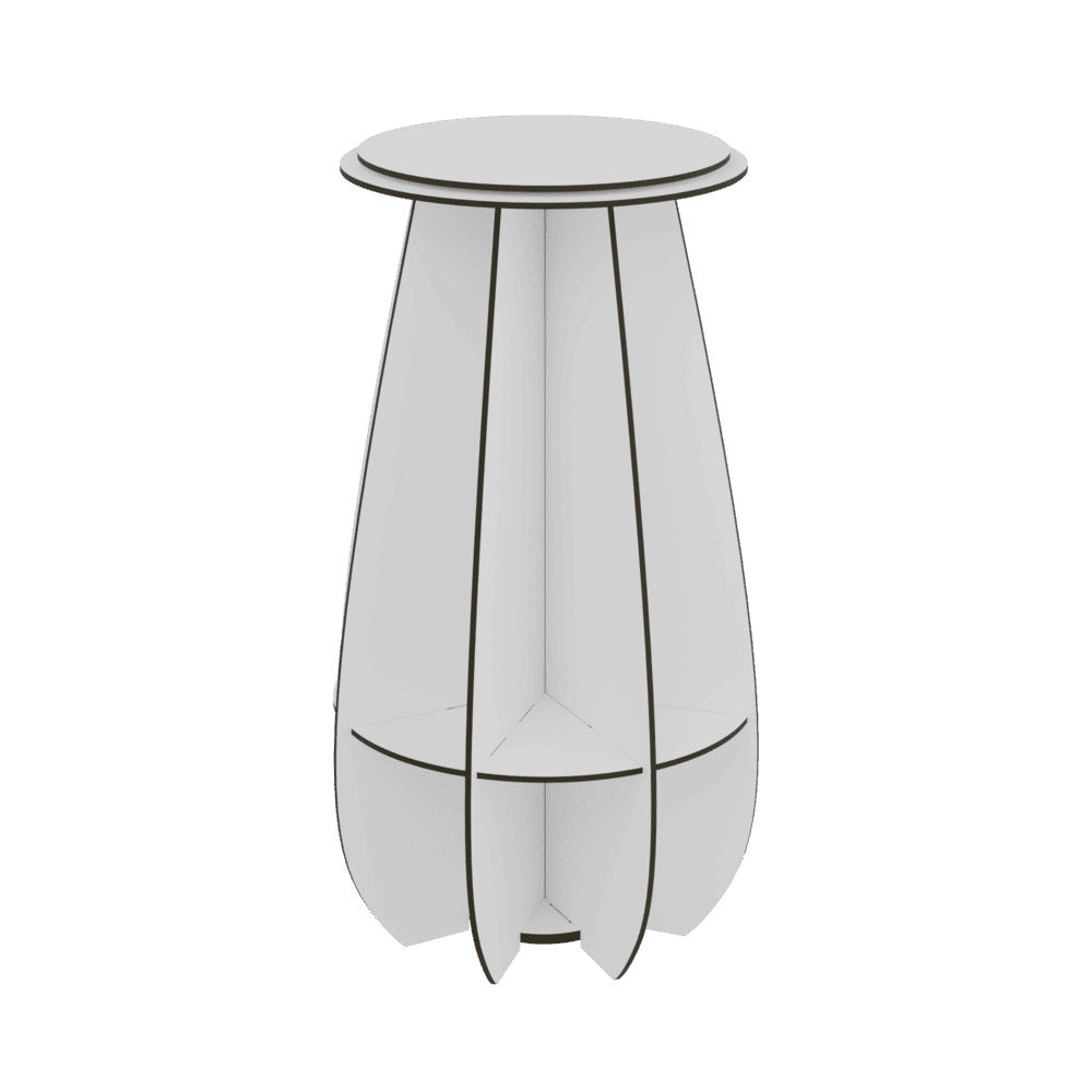 GARDENIA White Garden Stool