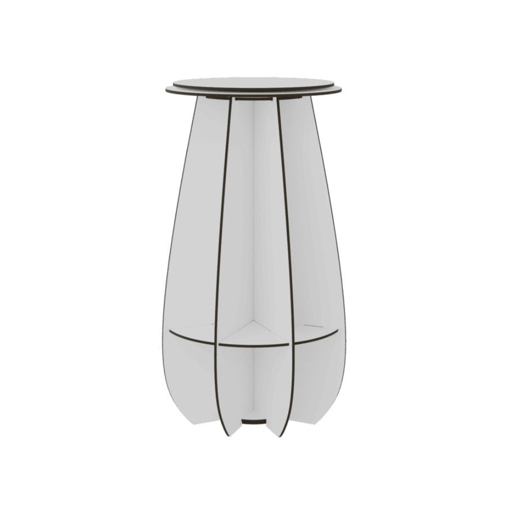 GARDENIA White Garden Stool