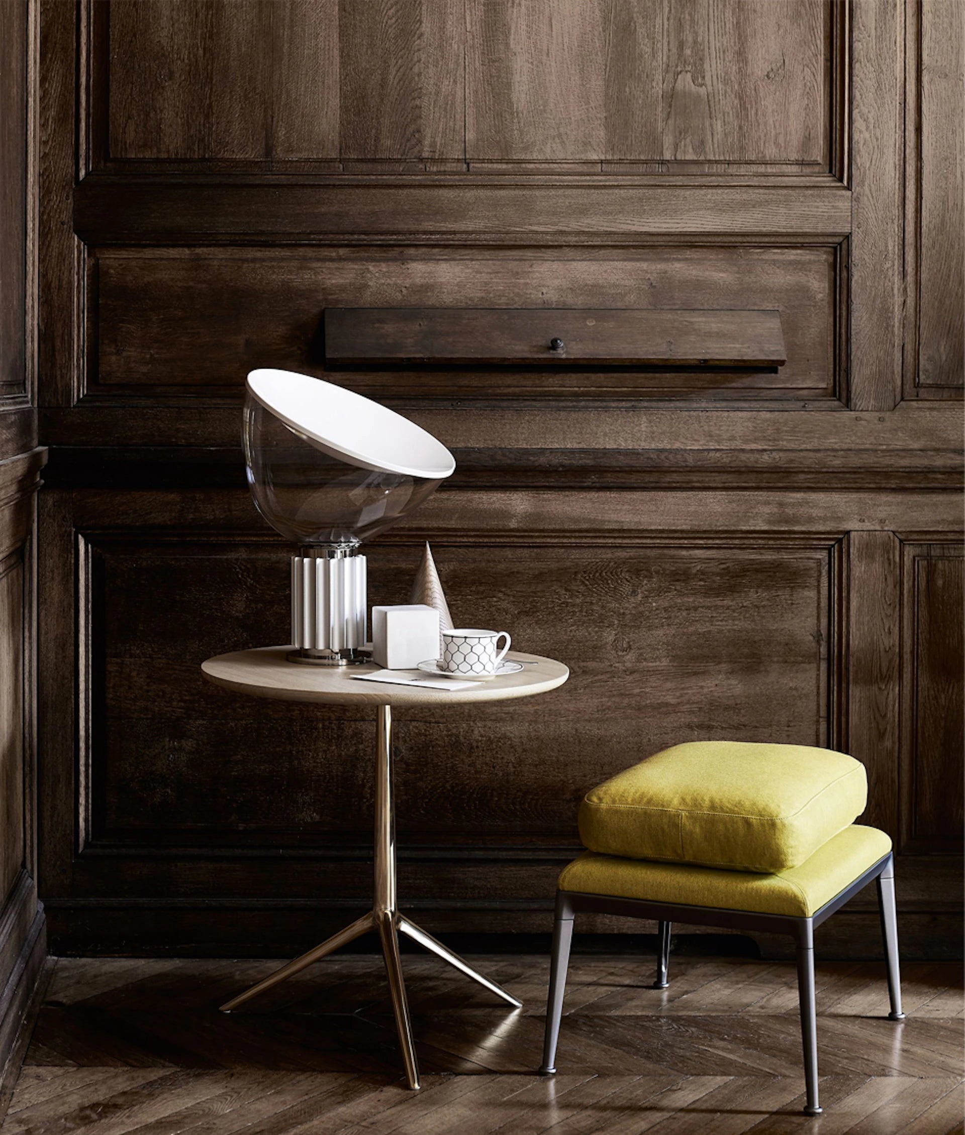 Tischlampe TACCIA braun