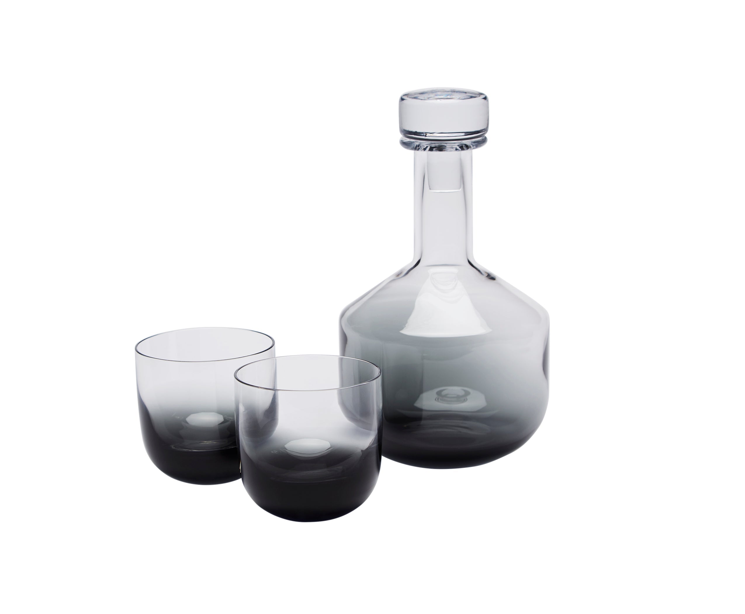 Karaffe Tank schwarzes aufblasbares Glas
