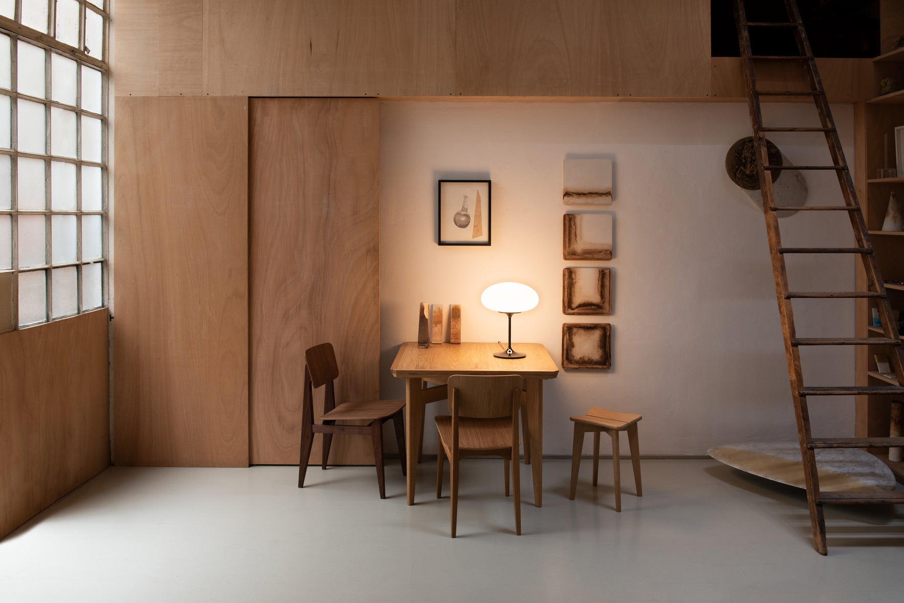 Extendable table B-TABLE walnut wood