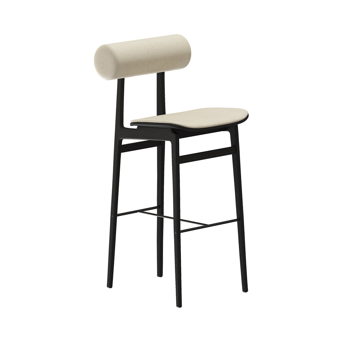 Personalized TOTEM Stool with Wooden Base