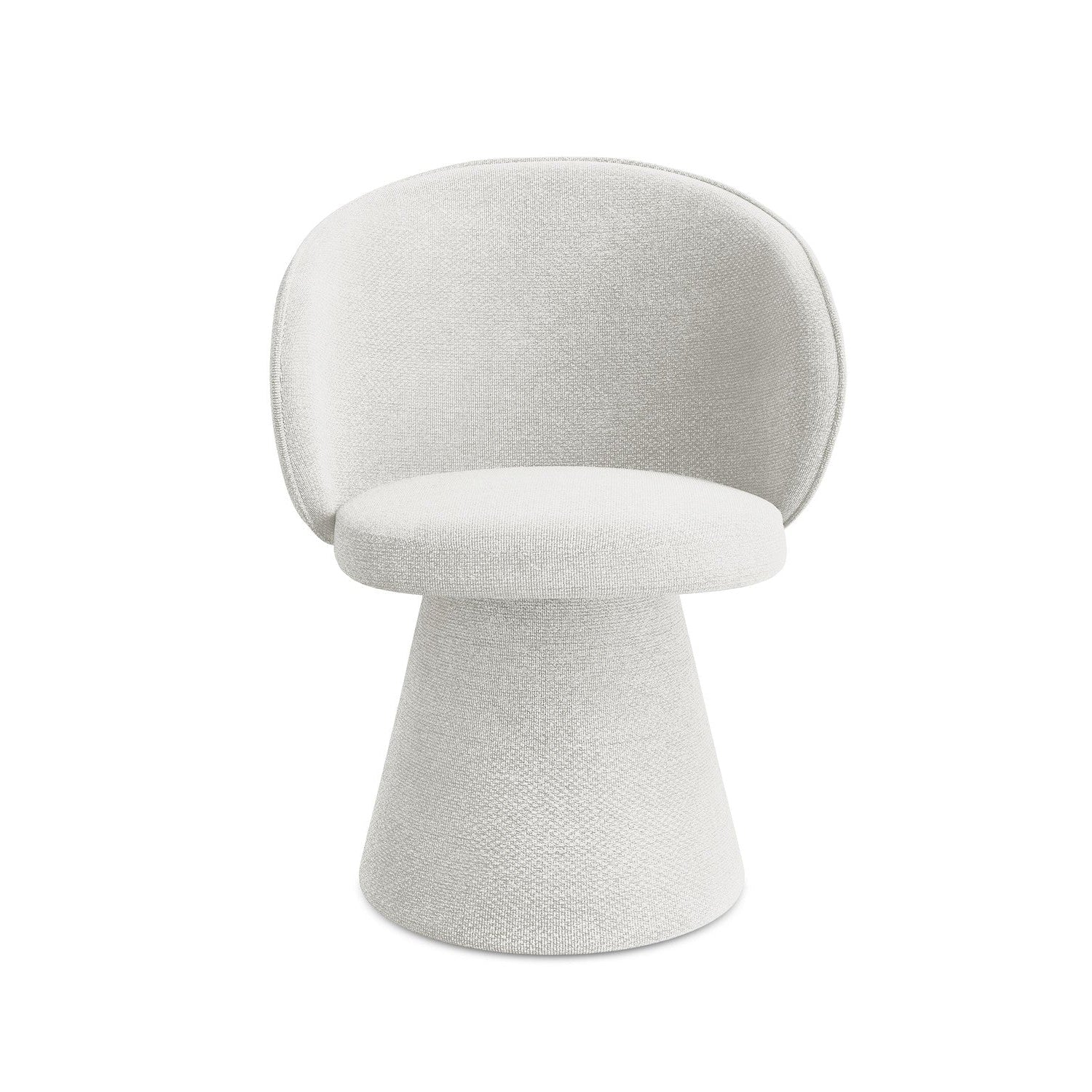 UALA Chair White Boucle