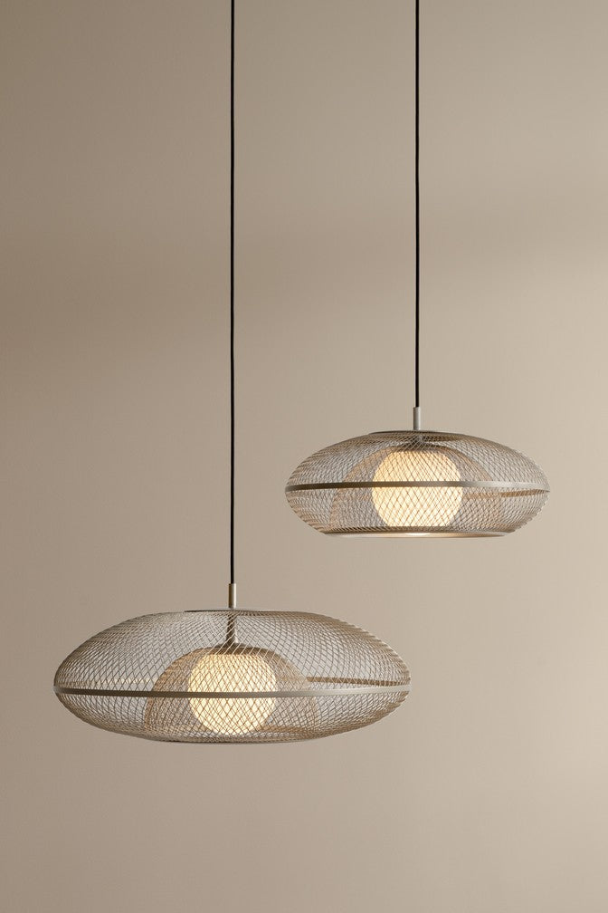Silver lampshade FARADAY