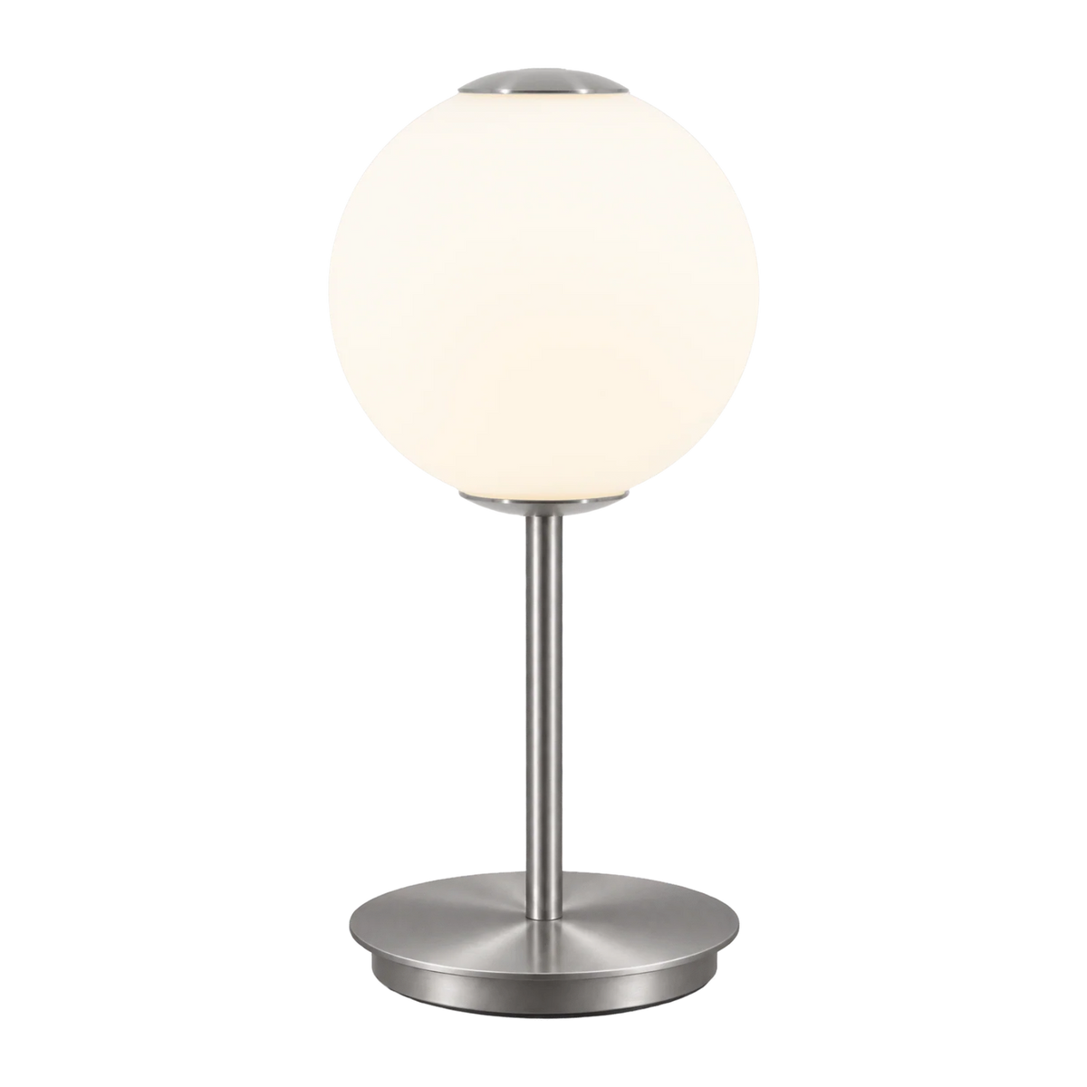 Portable lamp AUDREY MOVE white with a silver insert