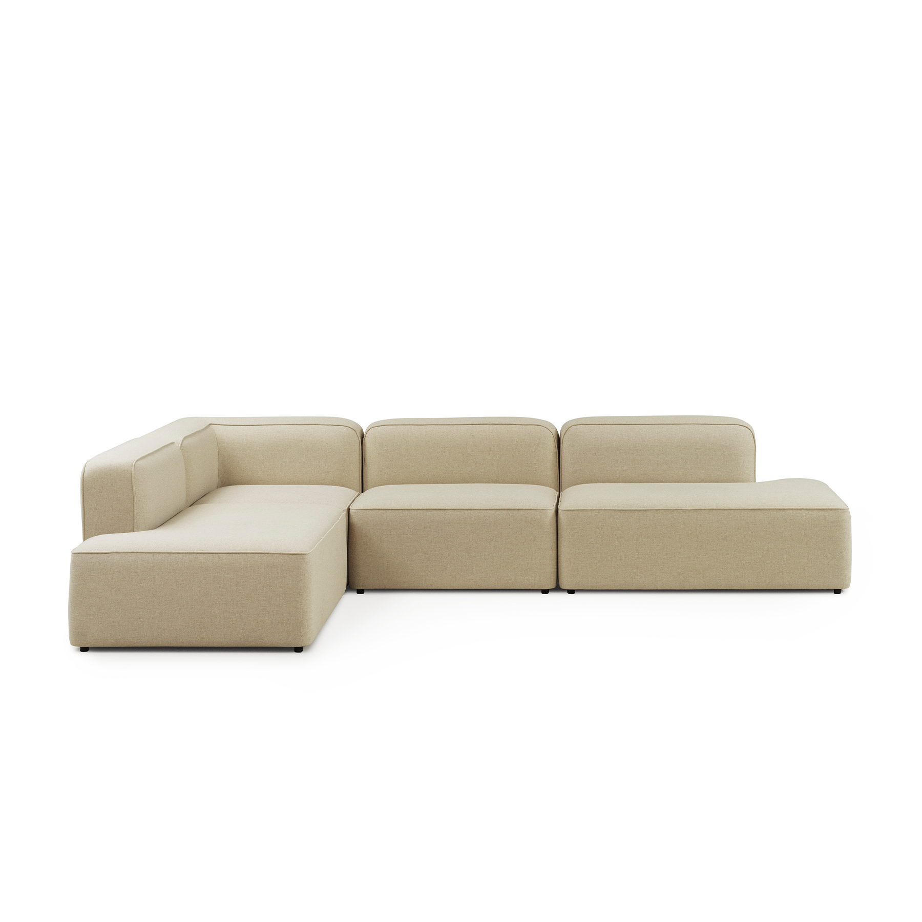 3-Sitzer-Seilecke Black Basis