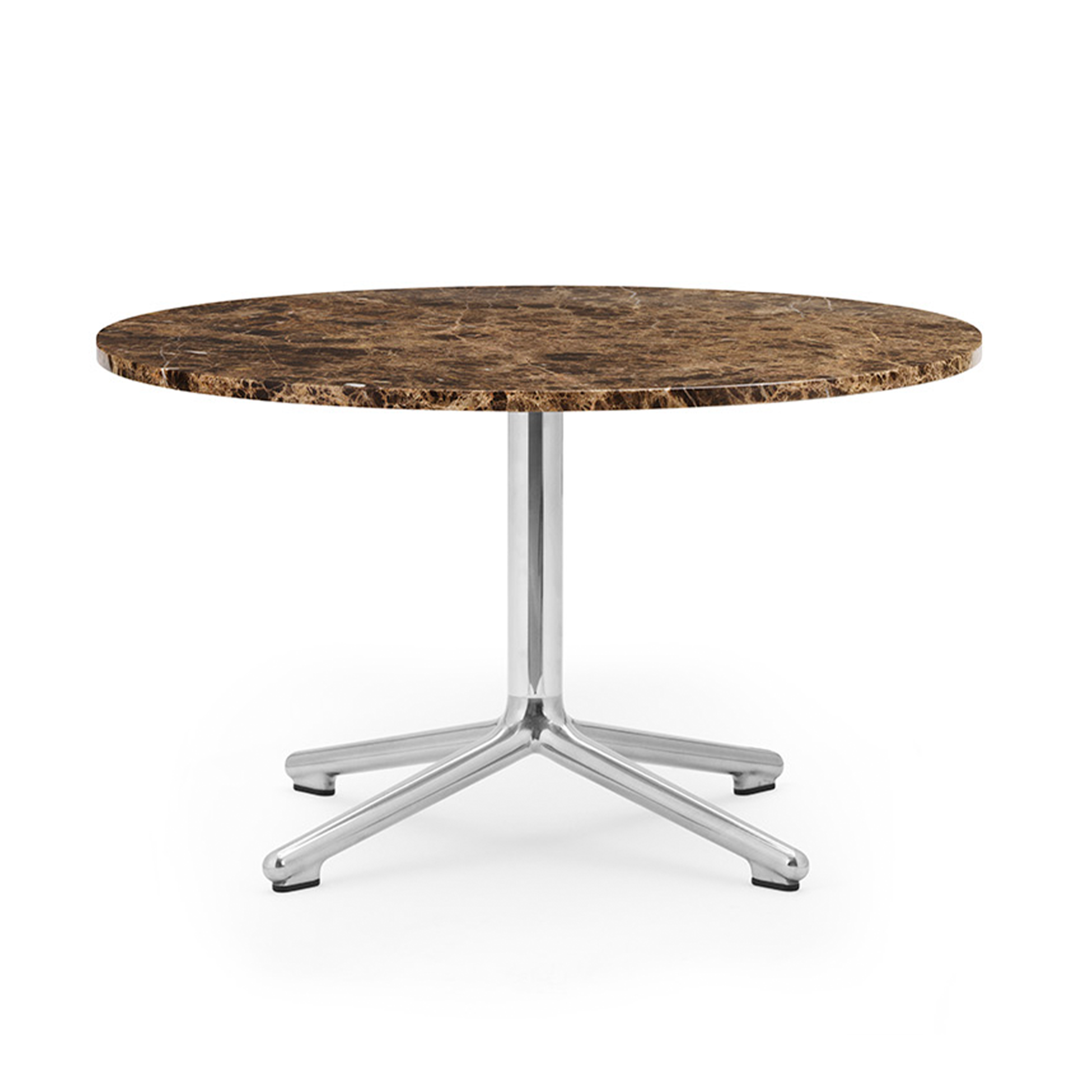 Couchtisch Lunar Marmor Top mit einer Aluminiumbasis