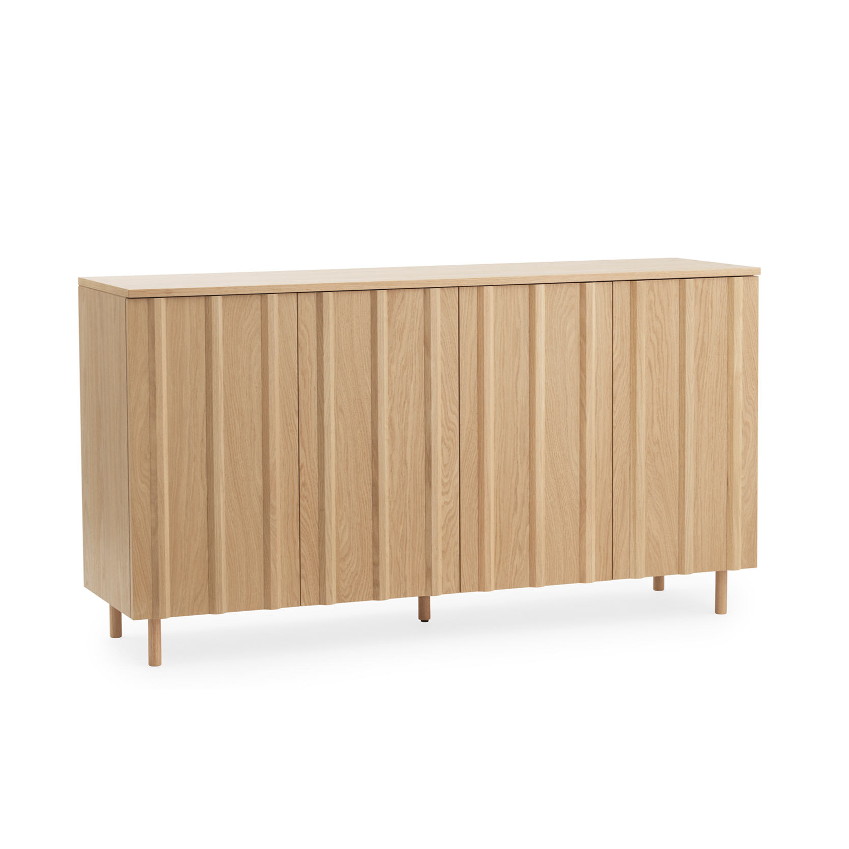 RIB chest of drawers oak veneer
