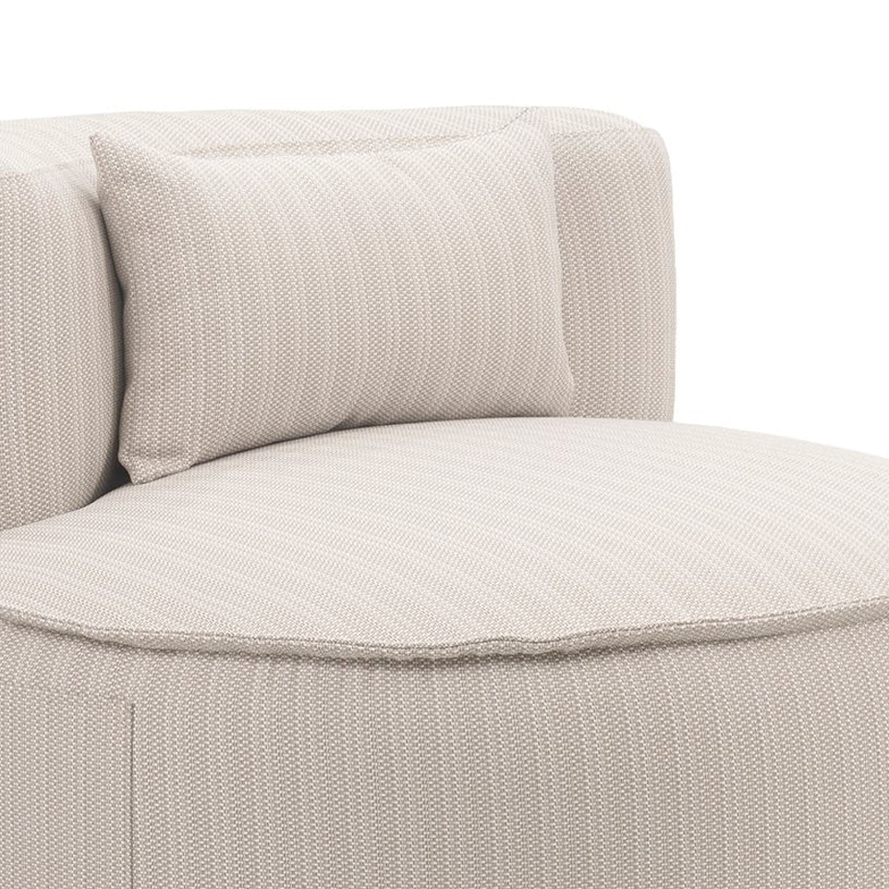 Chaiseblong Namemos Beige im Freien