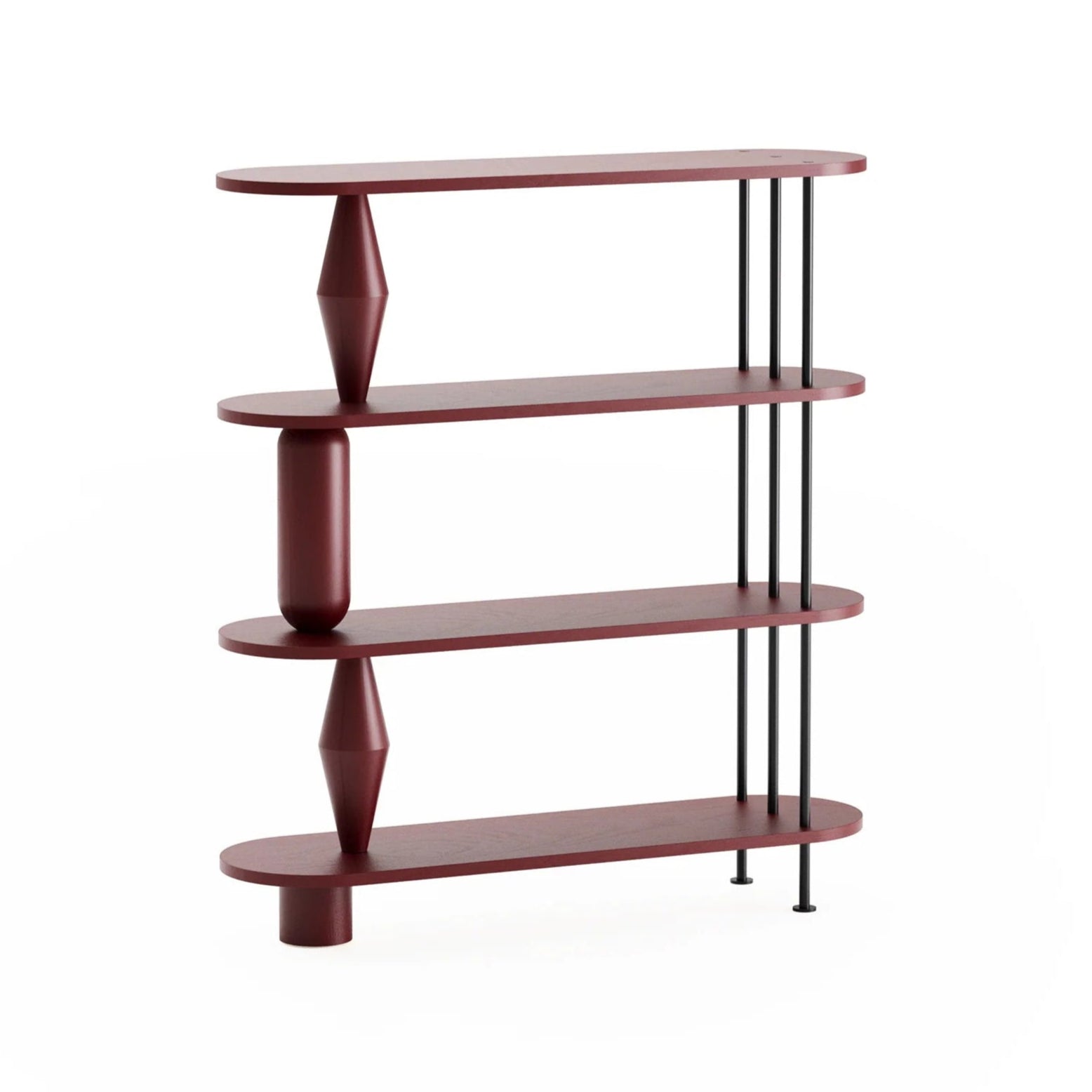 VAZOO Shelf Burgundy Oak Wood