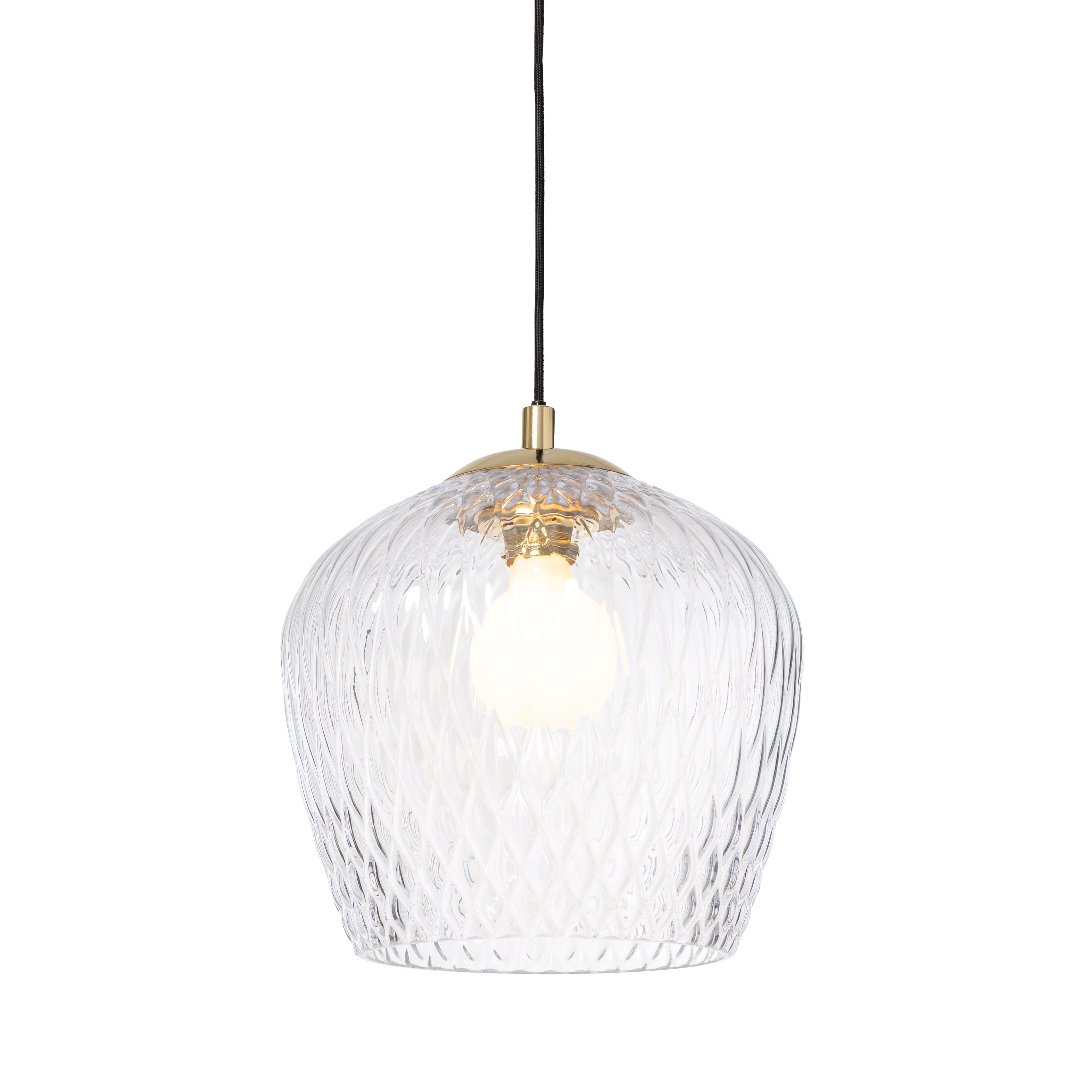 VENUS 3 Glass Shade Pendant Light on a Bar
