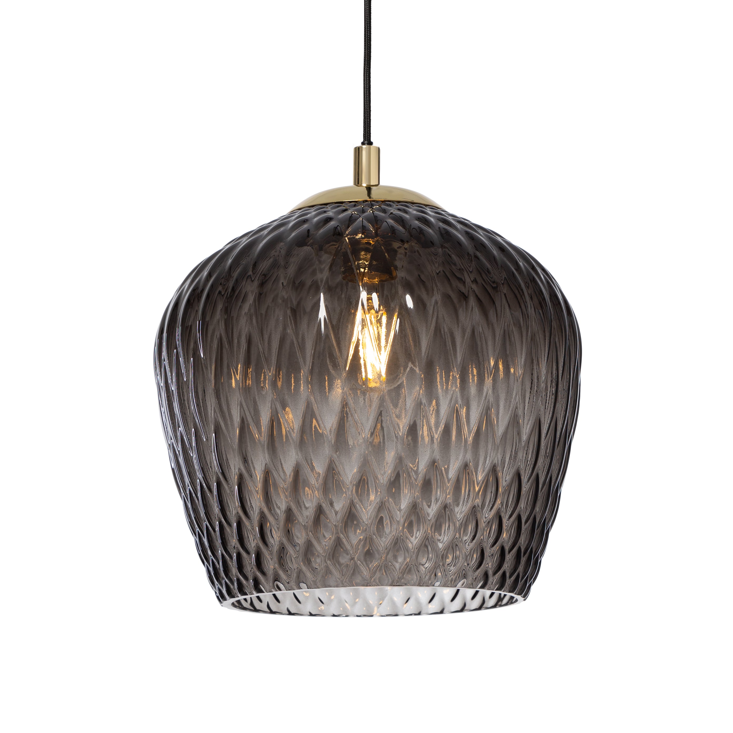 VENUS 3 graphite pendant lamp on a rail