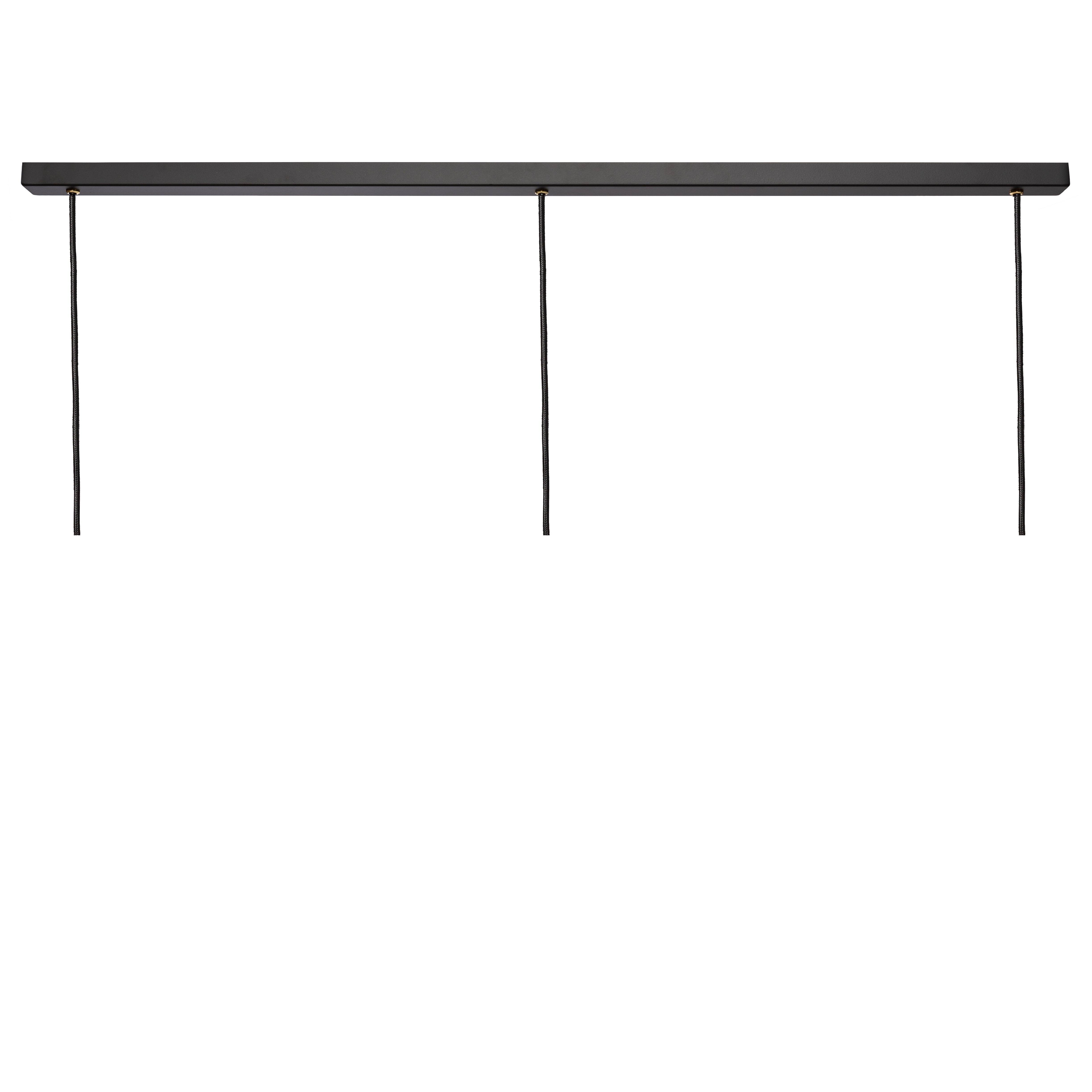 VENUS 3 graphite pendant lamp on a rail