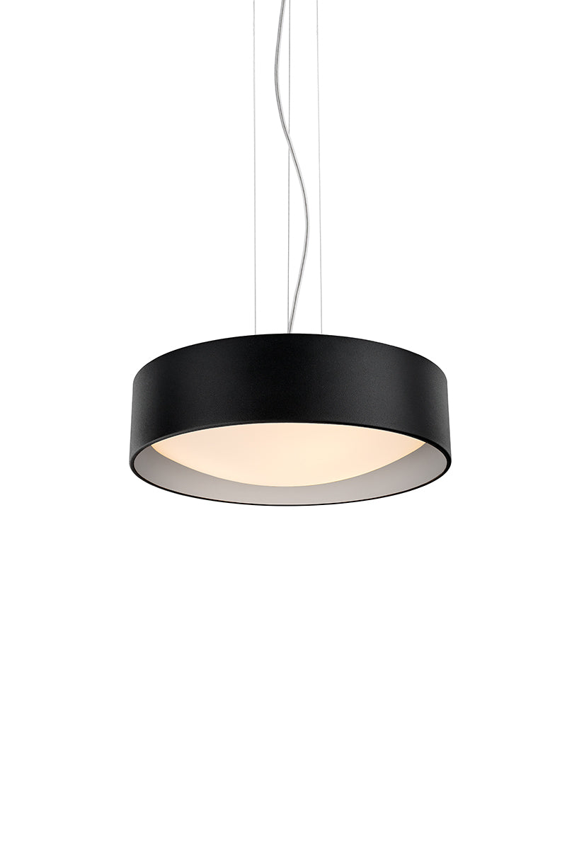 VERO pendant lamp black with silver interior