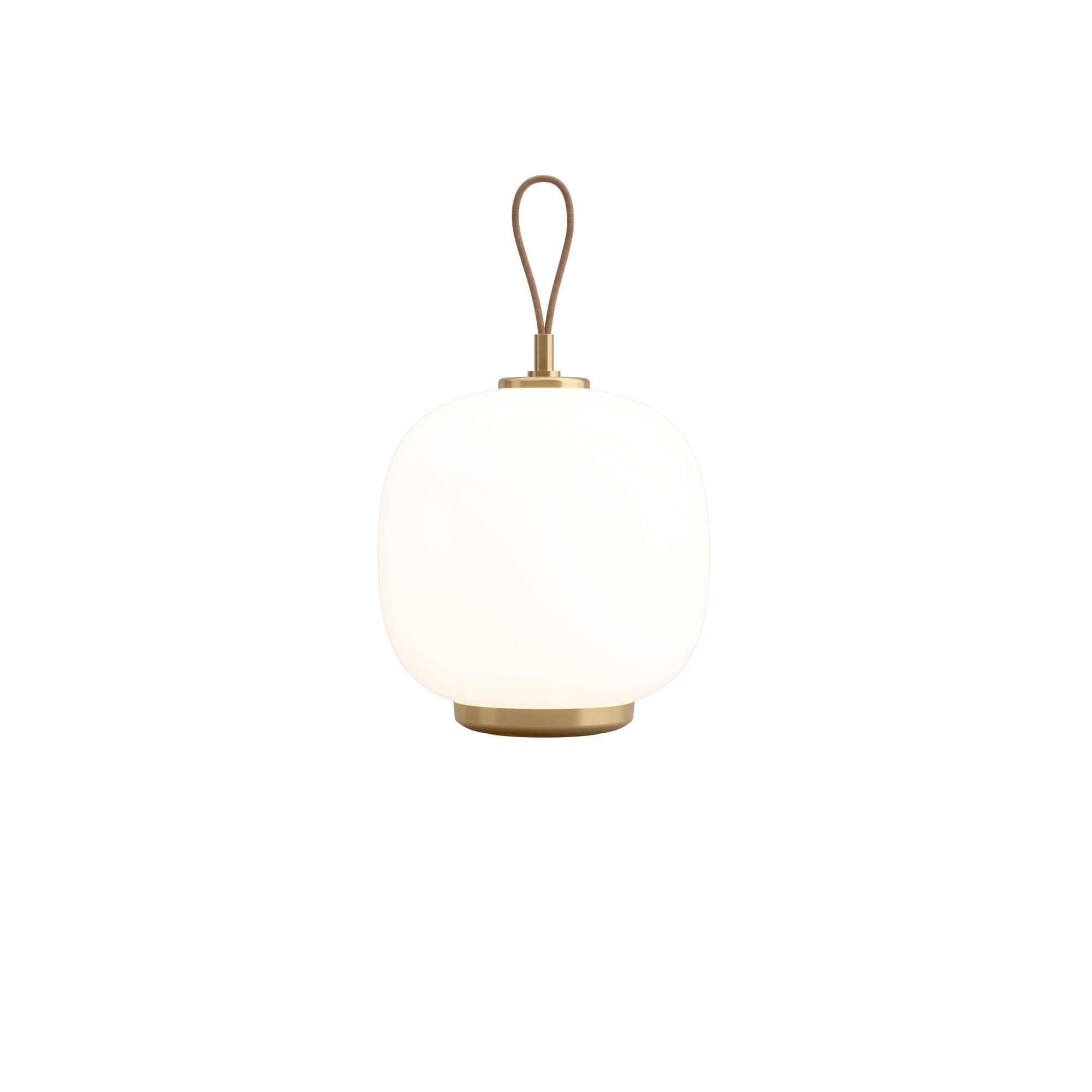Portable lamp VL 45 white with brass base