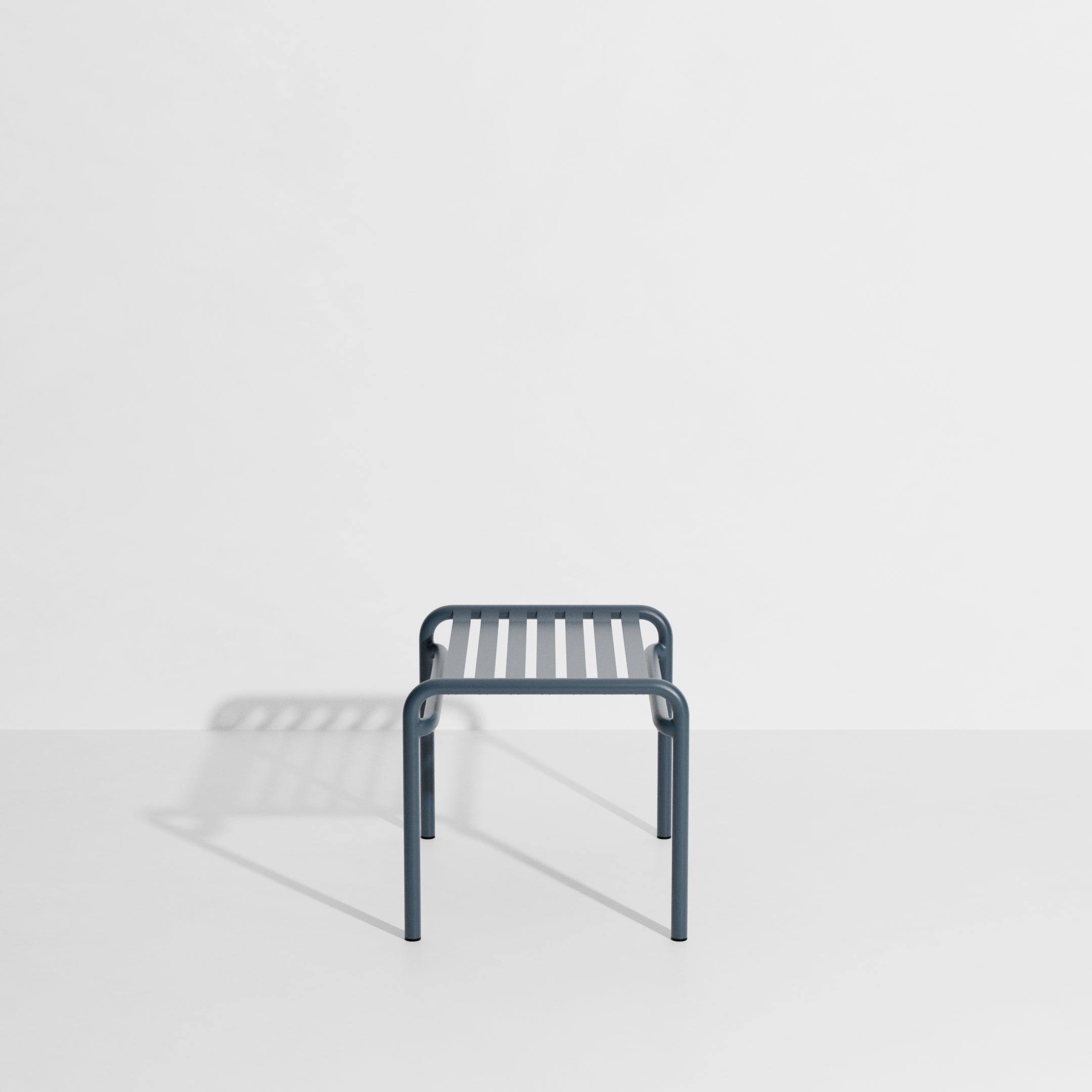 WEEK-END garden footstool in gray-blue