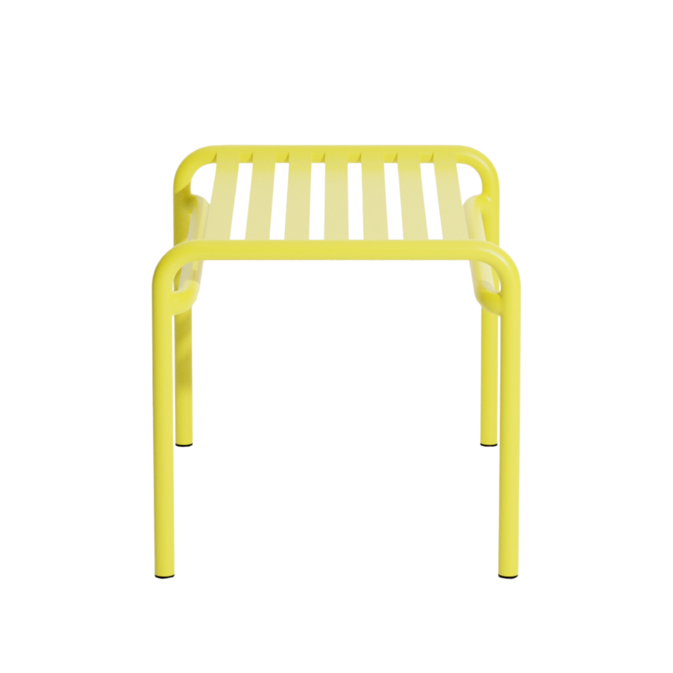 WEEK-END garden footstool in bright yellow