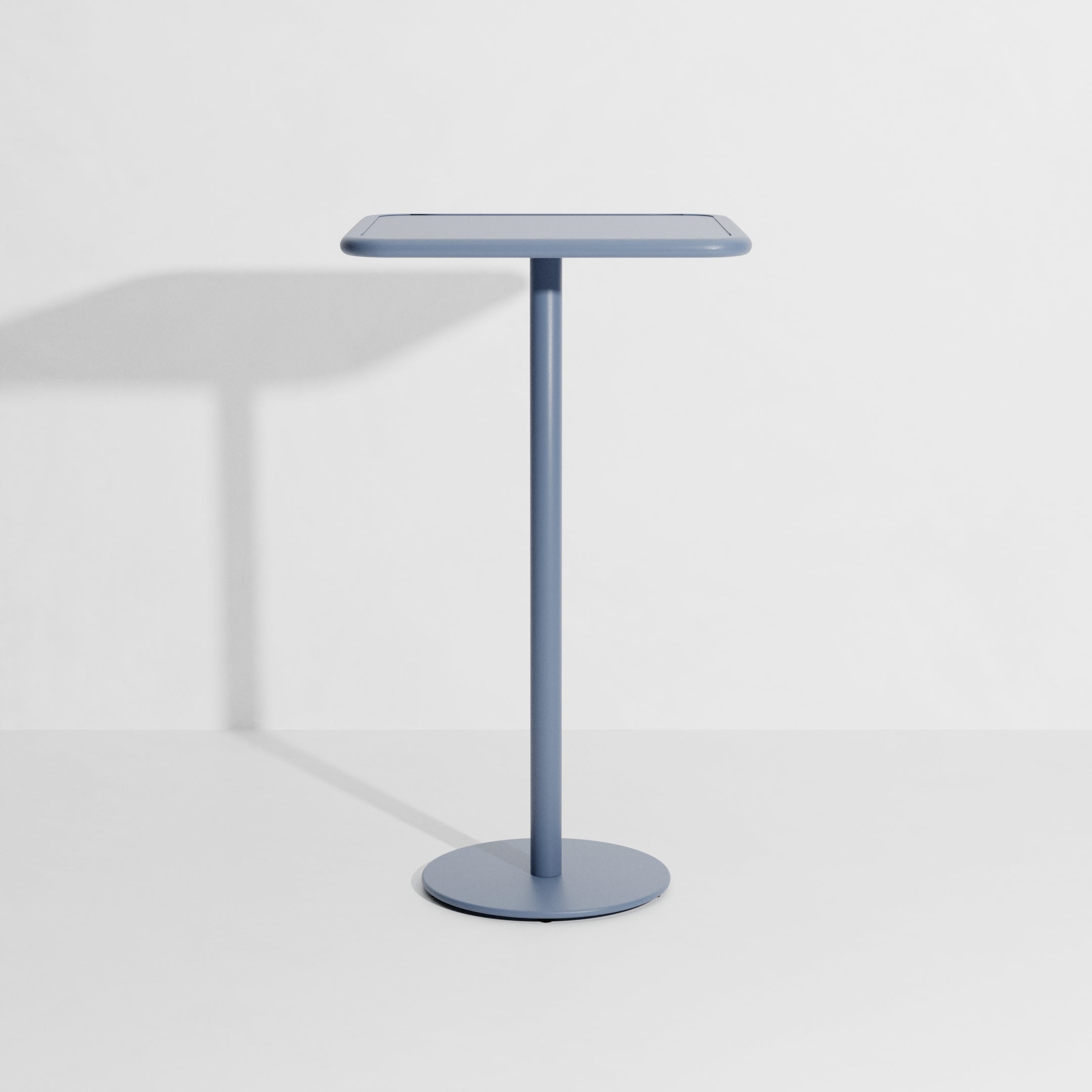 WEEK-END square garden table in dove blue