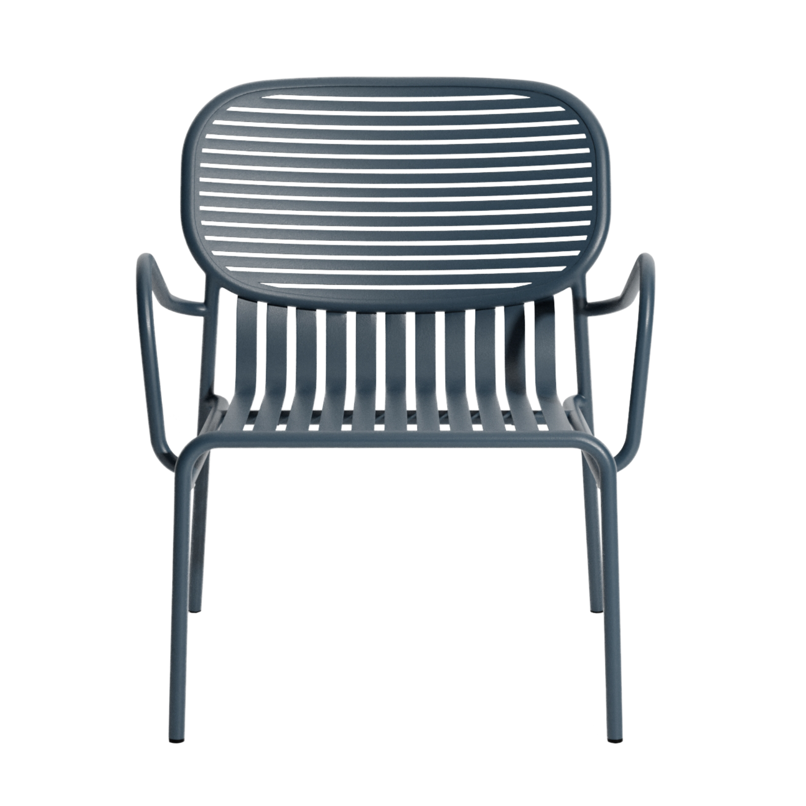 WEEK-END garden armchair in gray-blue