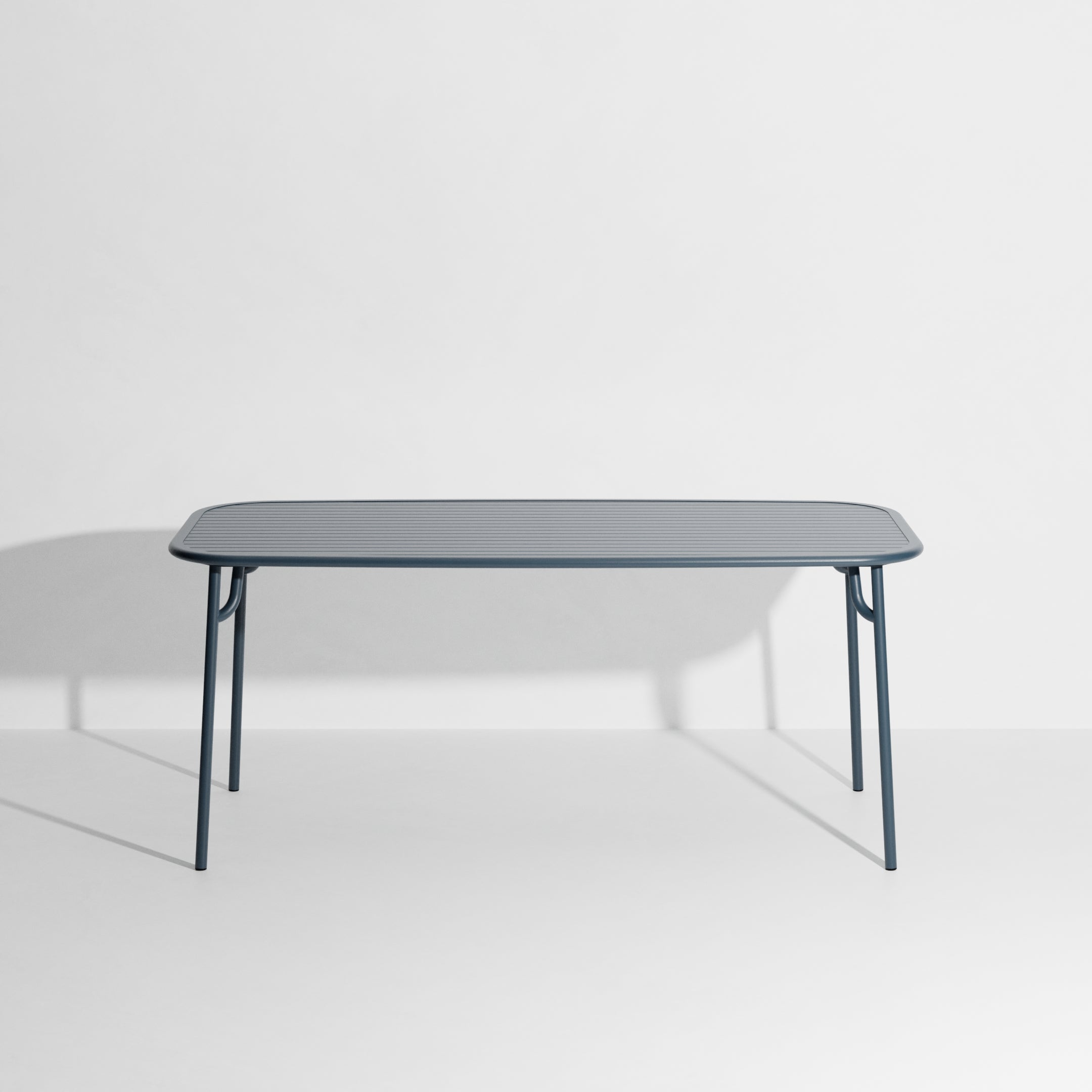 WEEK-END garden table in gray-blue